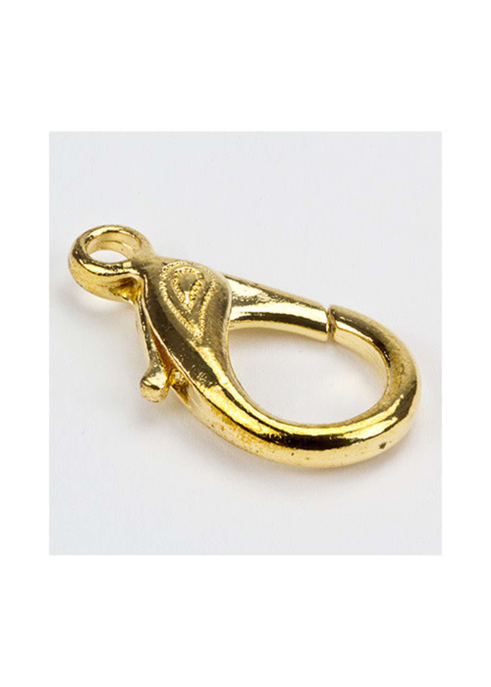 Hobby & crafting Fun Karabijnhaak 30 mm goud kleurig