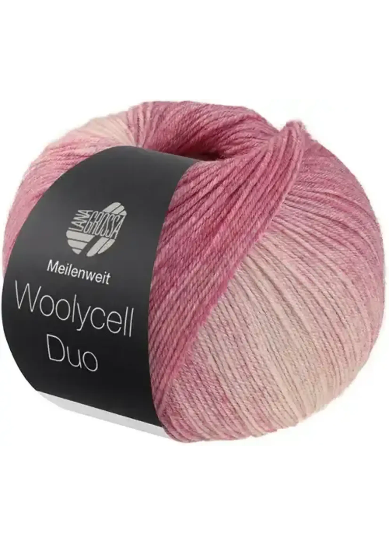 Lana Grossa Lana Grossa Woolycell Duo 6002 Violetfuchsia/-lila/Roze