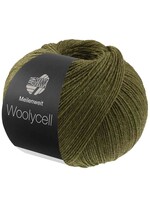 Lana Grossa Lana Grossa Meilenweit 100 Woolycell Garen 17 Olijfgroen