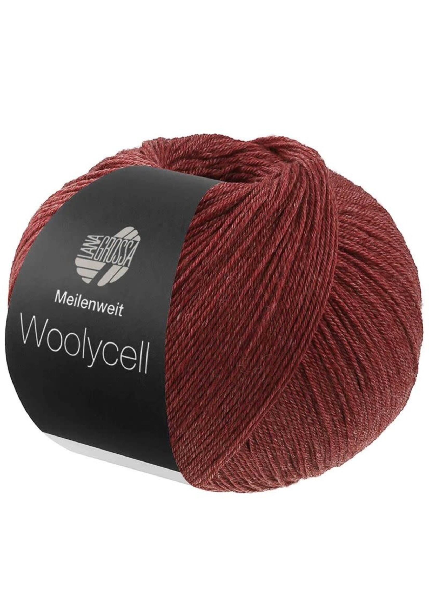 Lana Grossa Lana Grossa Meilenweit 100 Woolycell Garen 13 Donkerrood