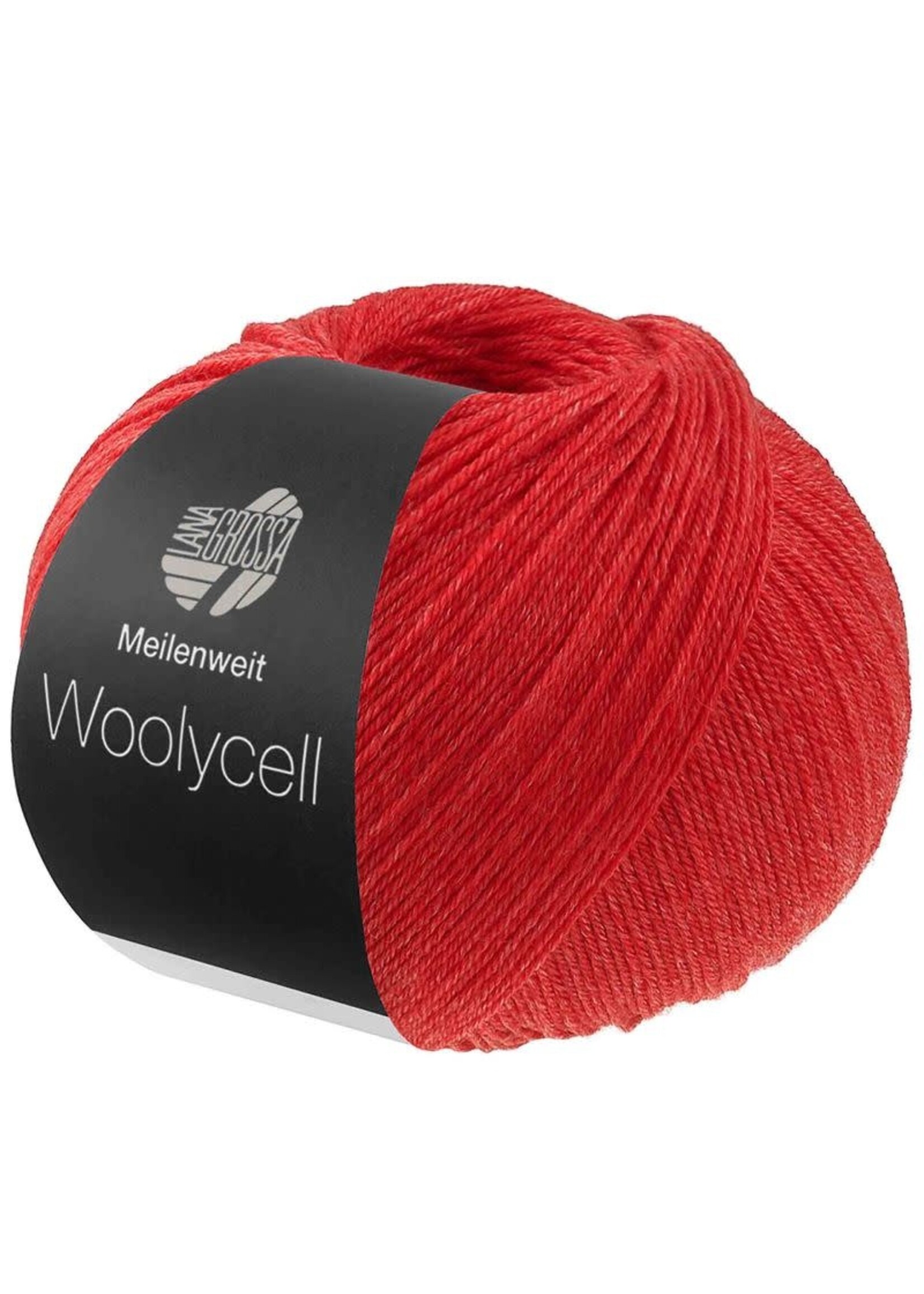 Lana Grossa Lana Grossa Meilenweit 100 Woolycell Garen 12 Rood