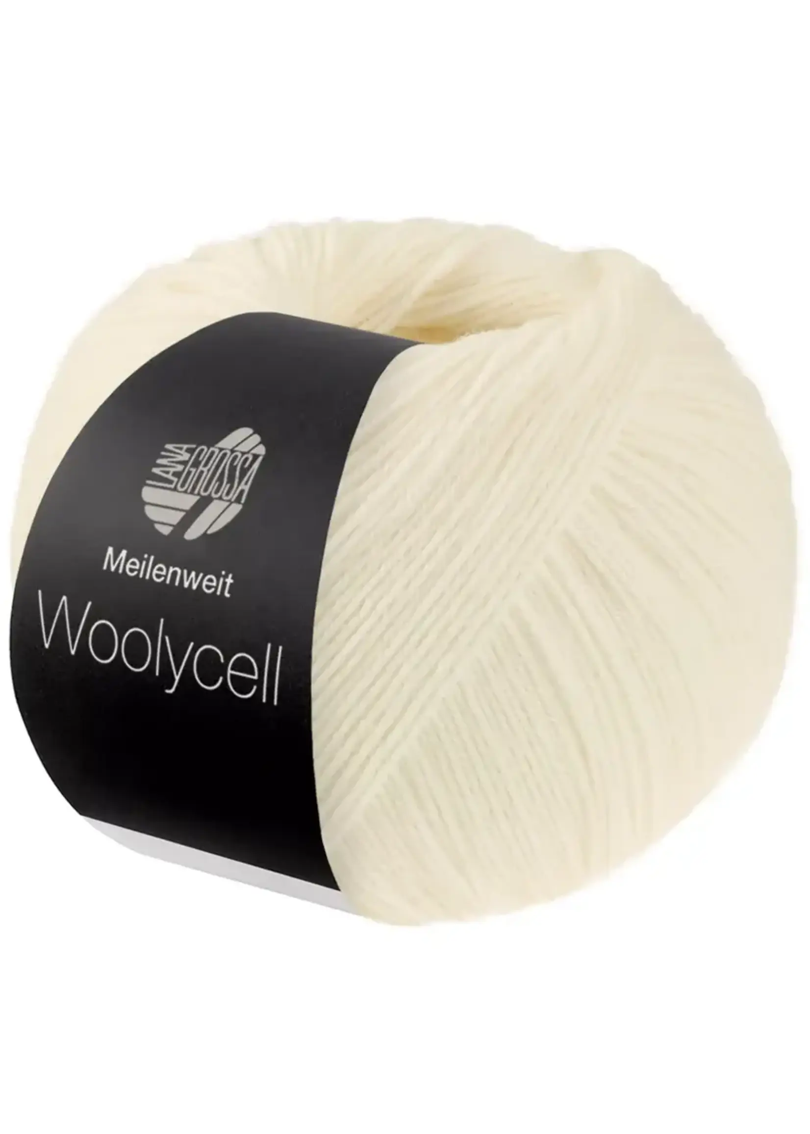 Lana Grossa Lana Grossa Meilenweit 100 Woolycell Garen 1 Wit