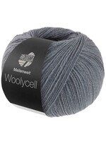 Lana Grossa Lana Grossa Meilenweit 100 Woolycell Garen 8 Blauw Grijs
