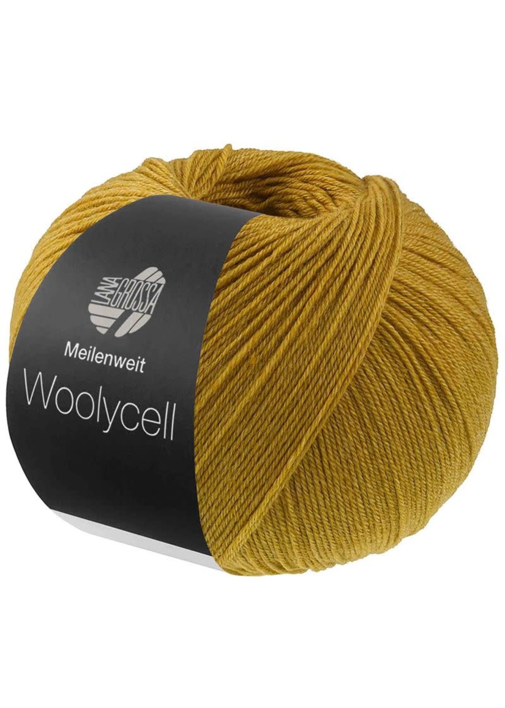 Lana Grossa Lana Grossa Meilenweit 100 Woolycell Garen 16 Mosterdgeel