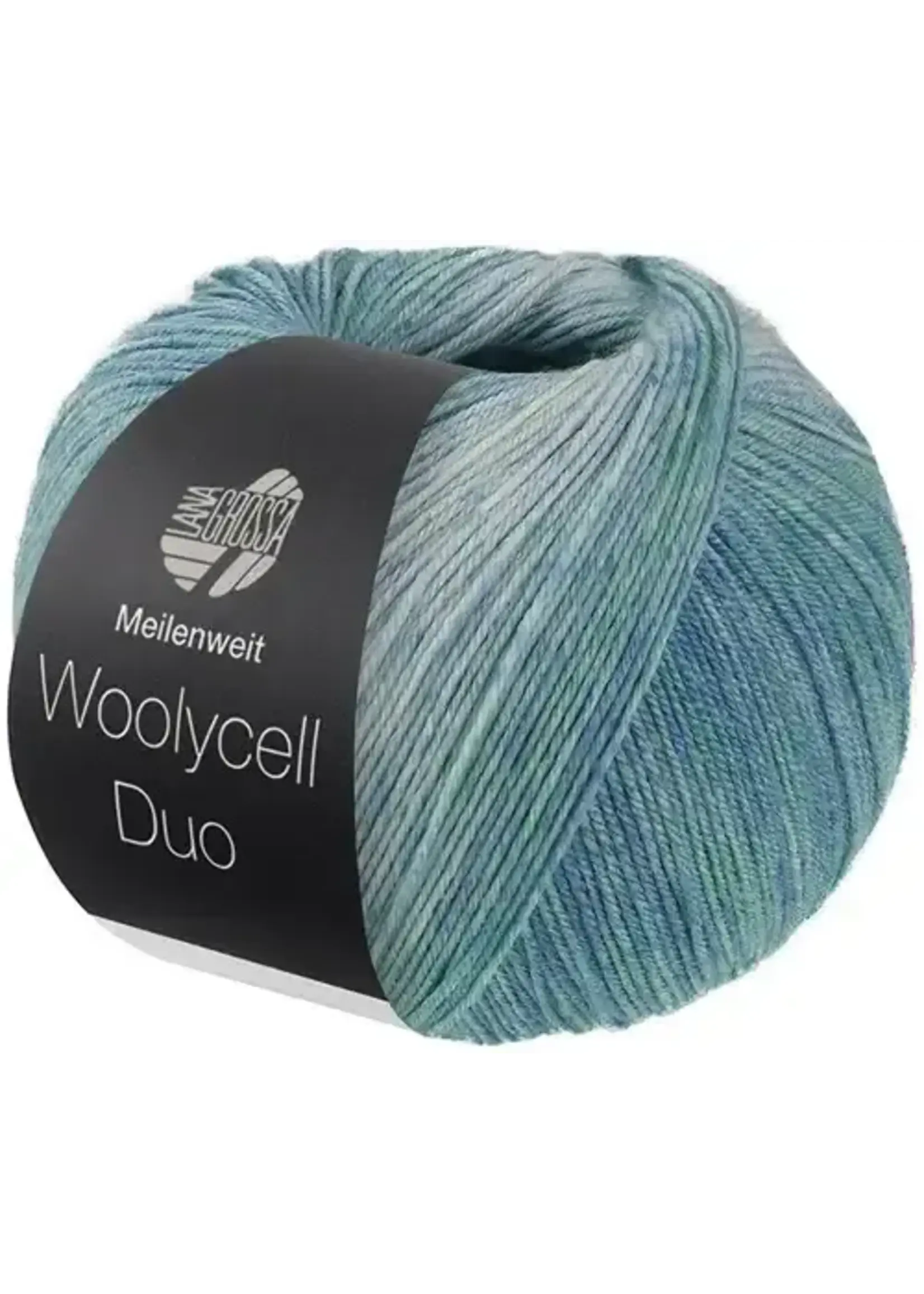 Lana Grossa Lana Grossa Woolycell Duo 6006 Turkooisblauw/-groen/Lichtturkoois