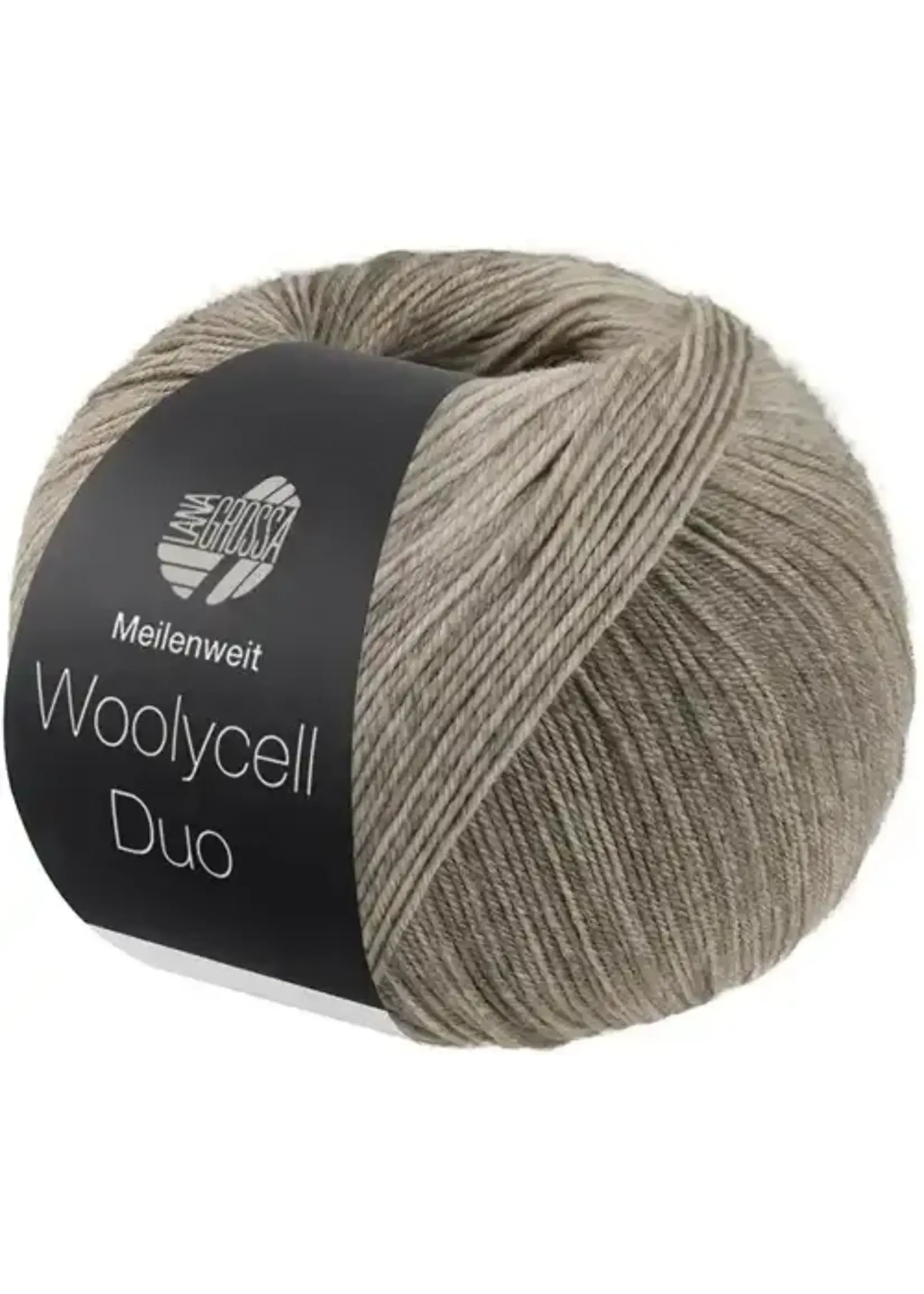 Lana Grossa Lana Grossa Woolycell Duo 6010 Licht-/Parel-/Muisgrijs