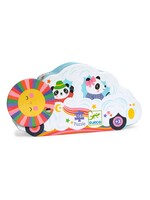Djeco Djeco Wolkenwagen puzzel (16 stukjes)