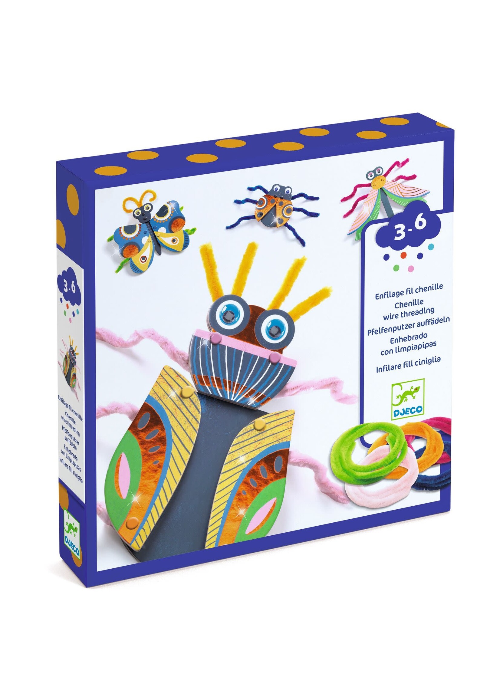 Djeco Djeco Insecten knutselen met chenille en karton