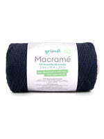 Grundl Grundl 4889-08 Macrame garen 3mm 330gram Blauw