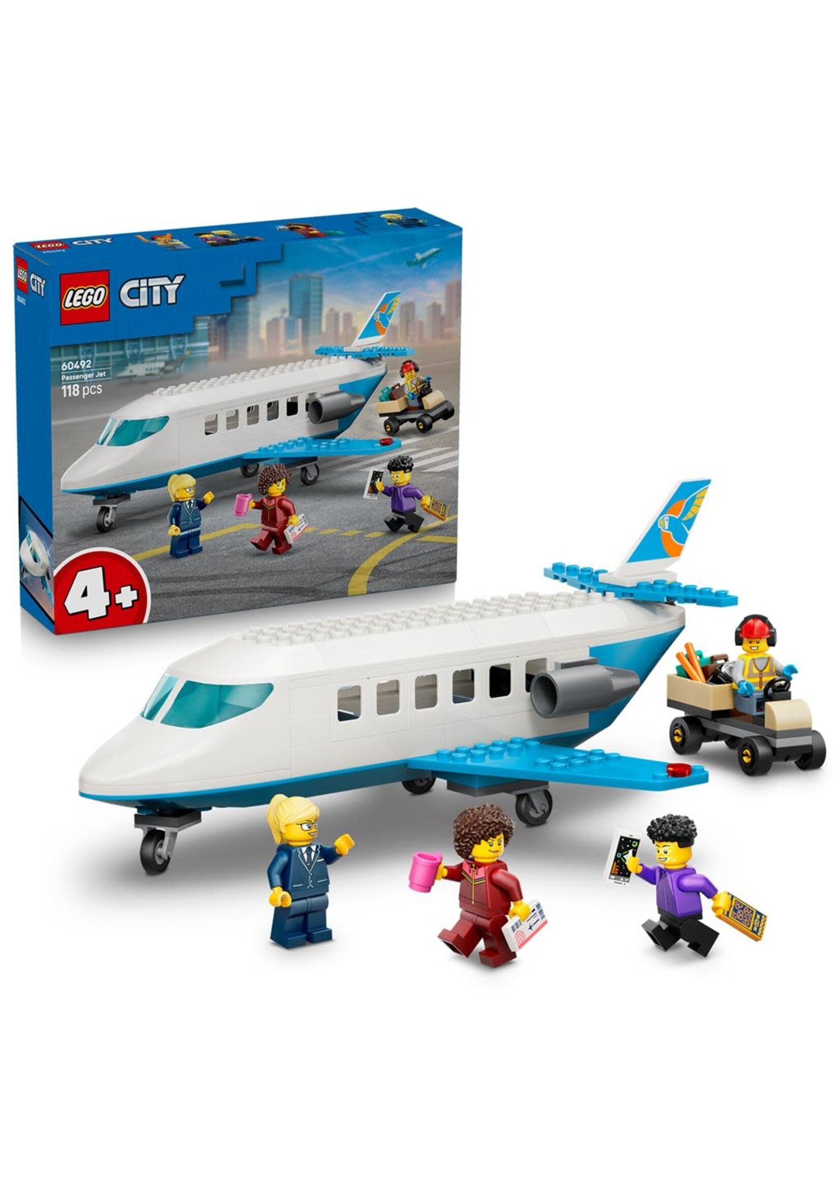 Lego Lego 60492 City Great Vehicles Passagierstoestel