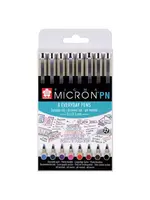 SAKURA Sakura Pigma Micron PN-set 8 verschillende kleuren