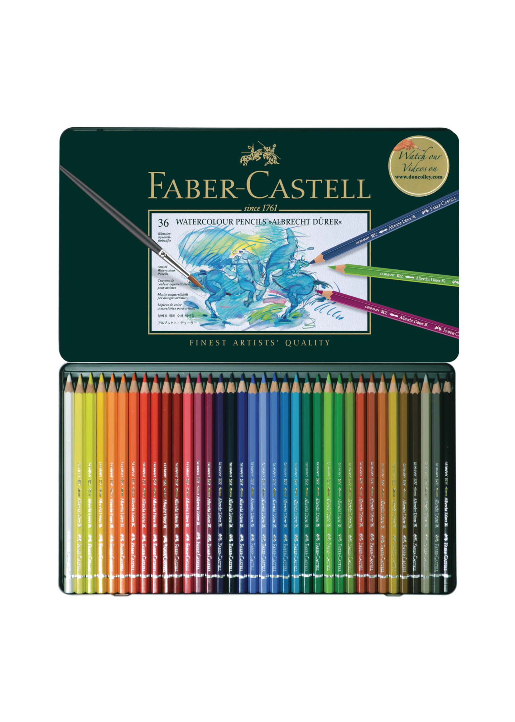 Faber-Castell Faber-Castell Aquarel Albrecht durer metalen etui (36 stuks)