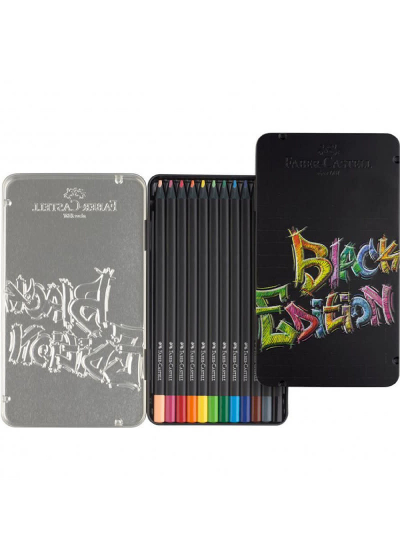 Faber-Castell Kleurpotlood Faber-Castell Black Edition 12 stuks in bliketui