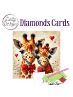 Find it Trading Dotty Designs Diamond Cards - 2 Giraffes in Love