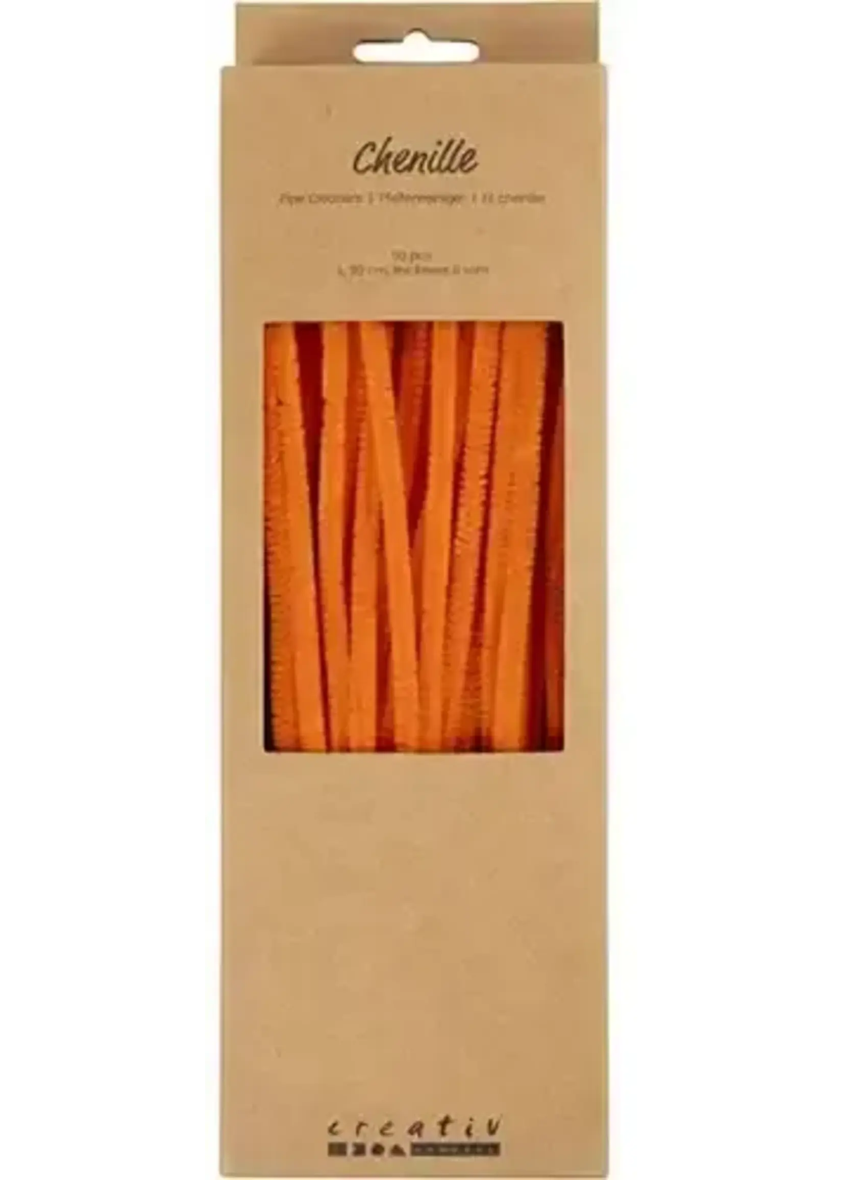 CChobby CC Chenilledraad Oranje 30 cm x 6 mm 50 stuk
