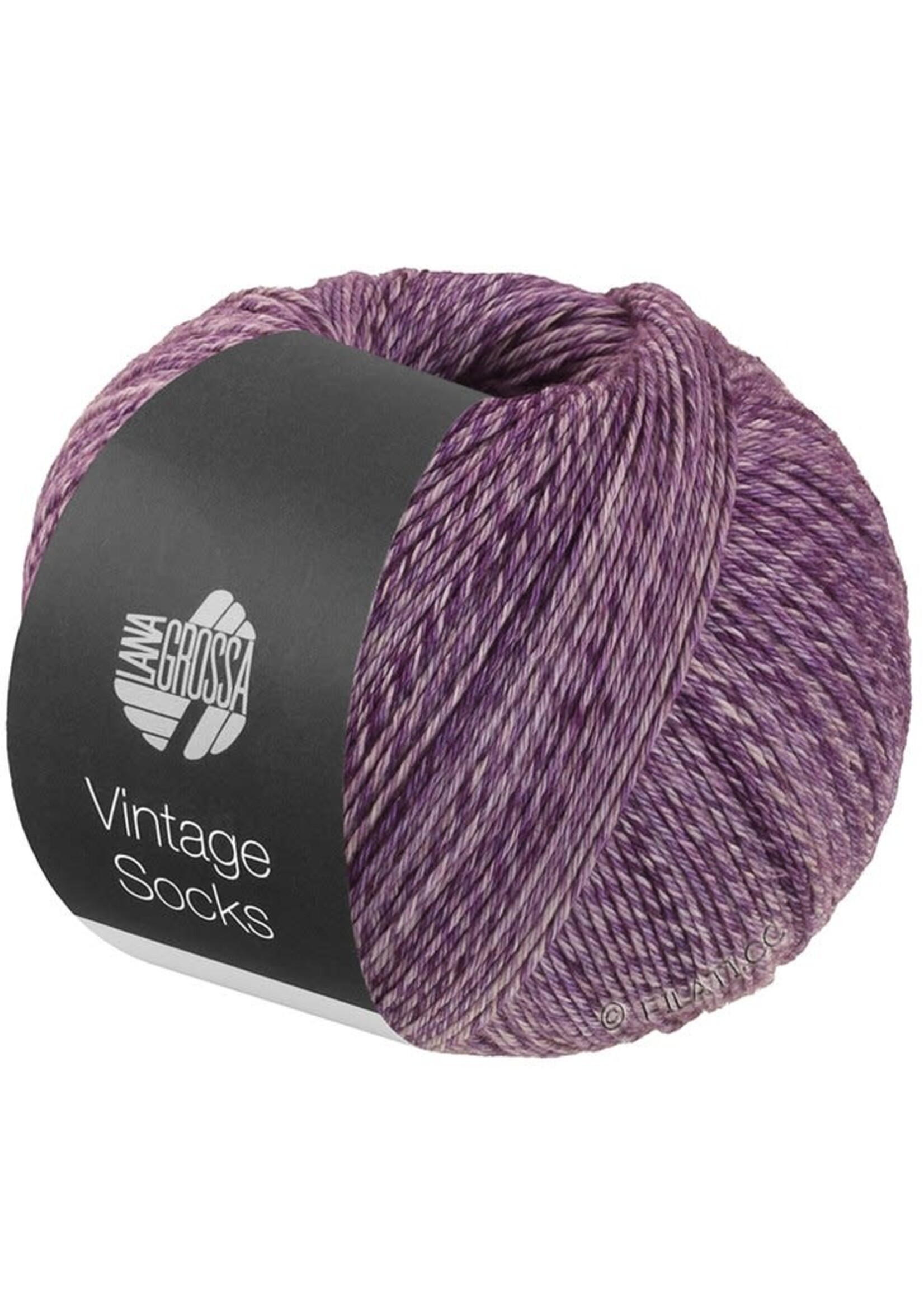 Lana Grossa Lana Grossa Vintage Socks Garen 1021 violet Gemêleerd