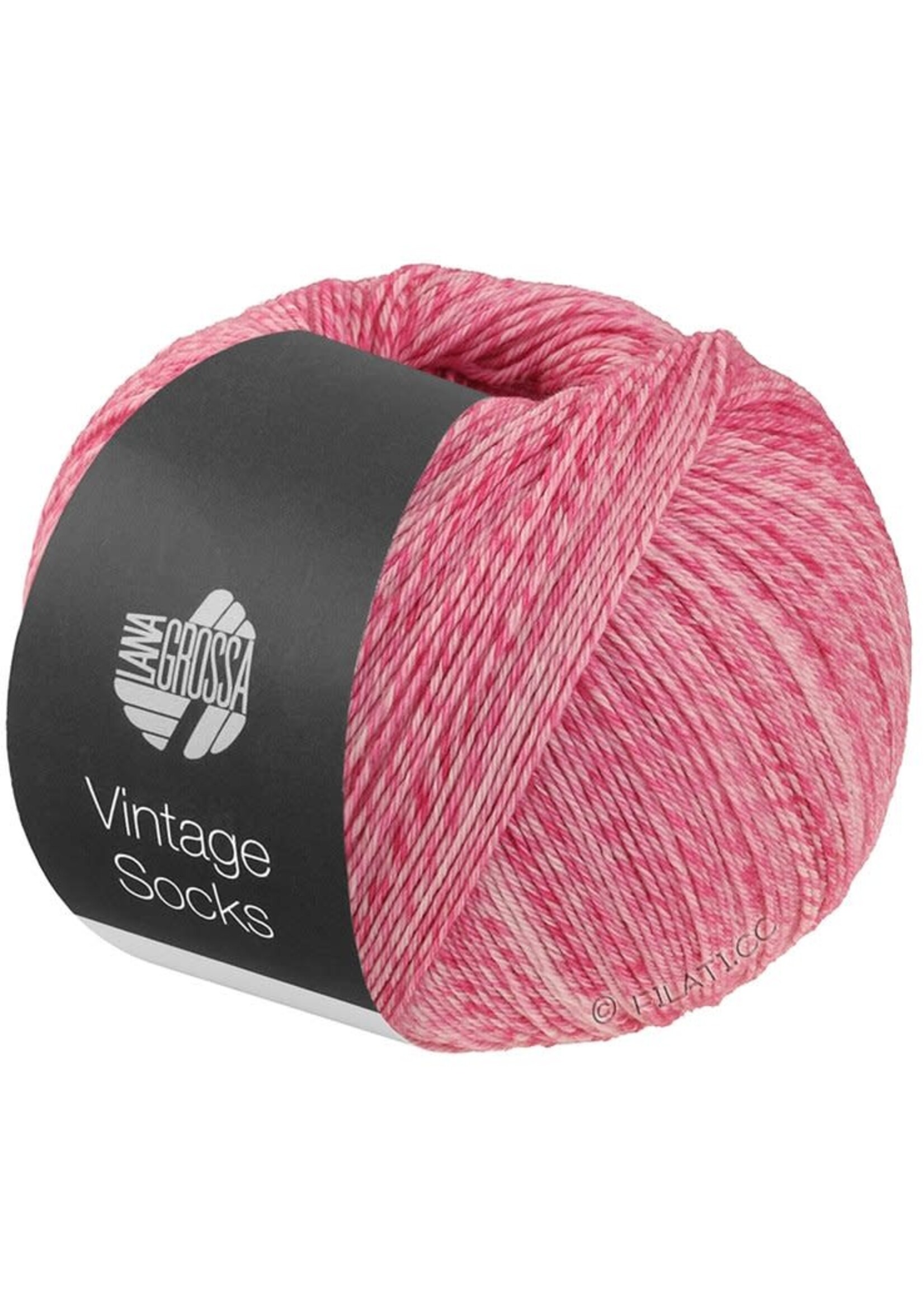 Lana Grossa Vintage Sokken Garen 1022 Roze gevlekt