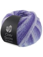 Lana Grossa Lana Grossa Cosy Socks Soft Stripes 109 Blauw
