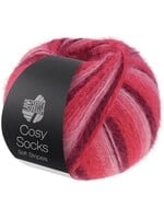 Lana Grossa Lana Grossa Cosy Socks Soft Stripes 108 Roze