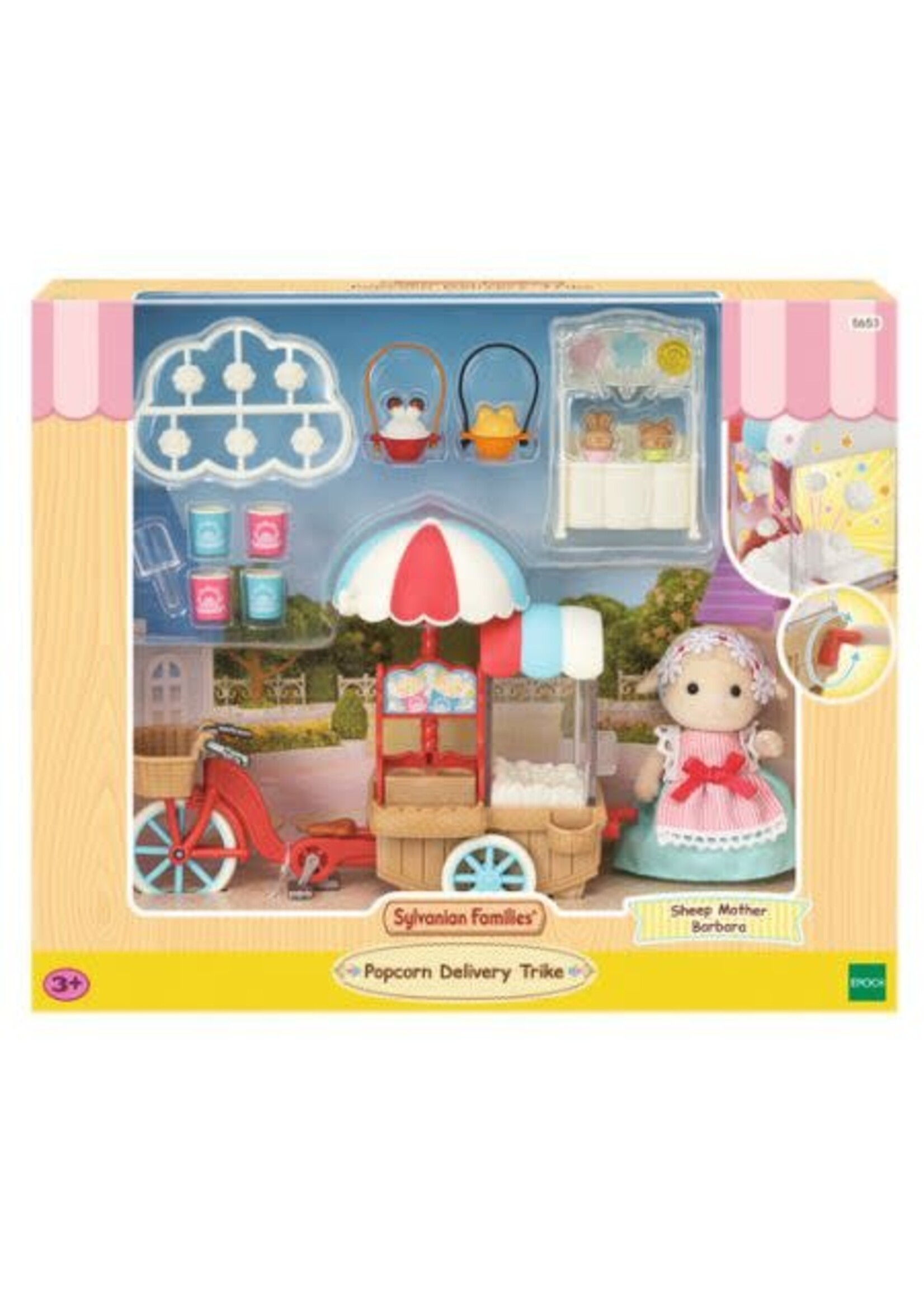 Sylvanian families Sylvanian families Popcorn delivery trike