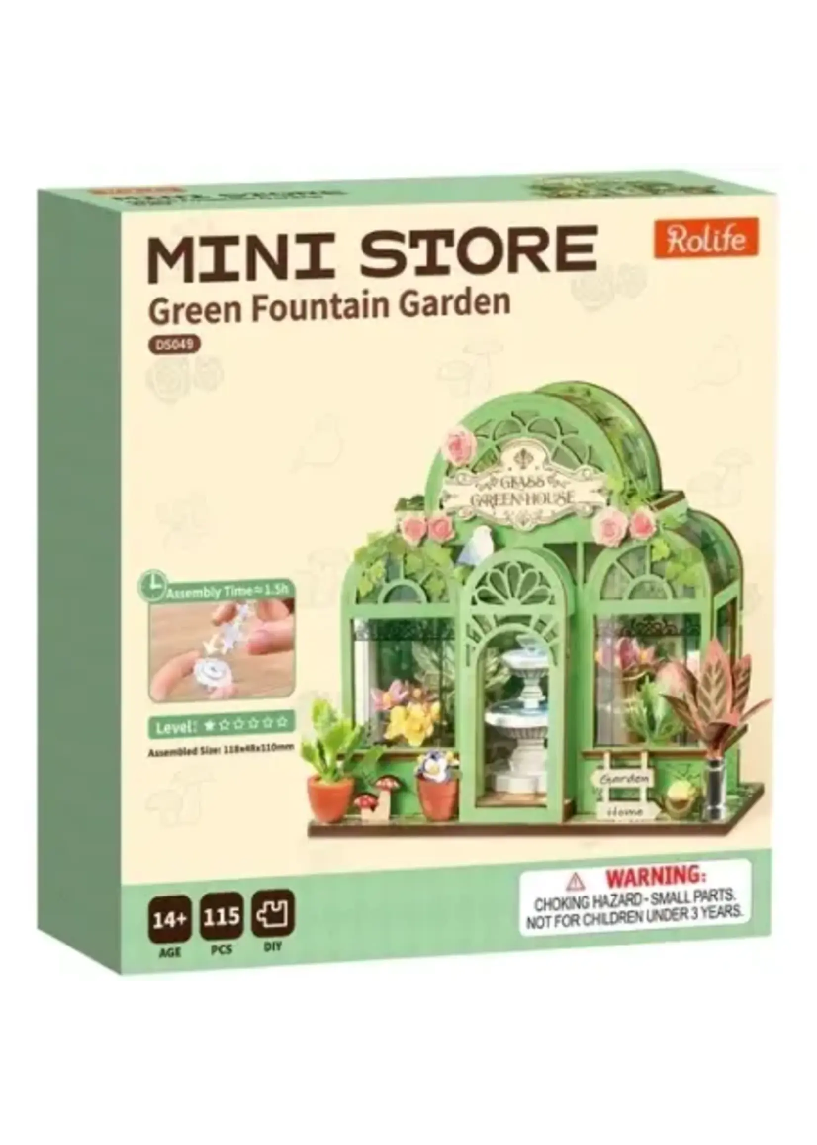 Rolife Robotime Green Fountain Garden