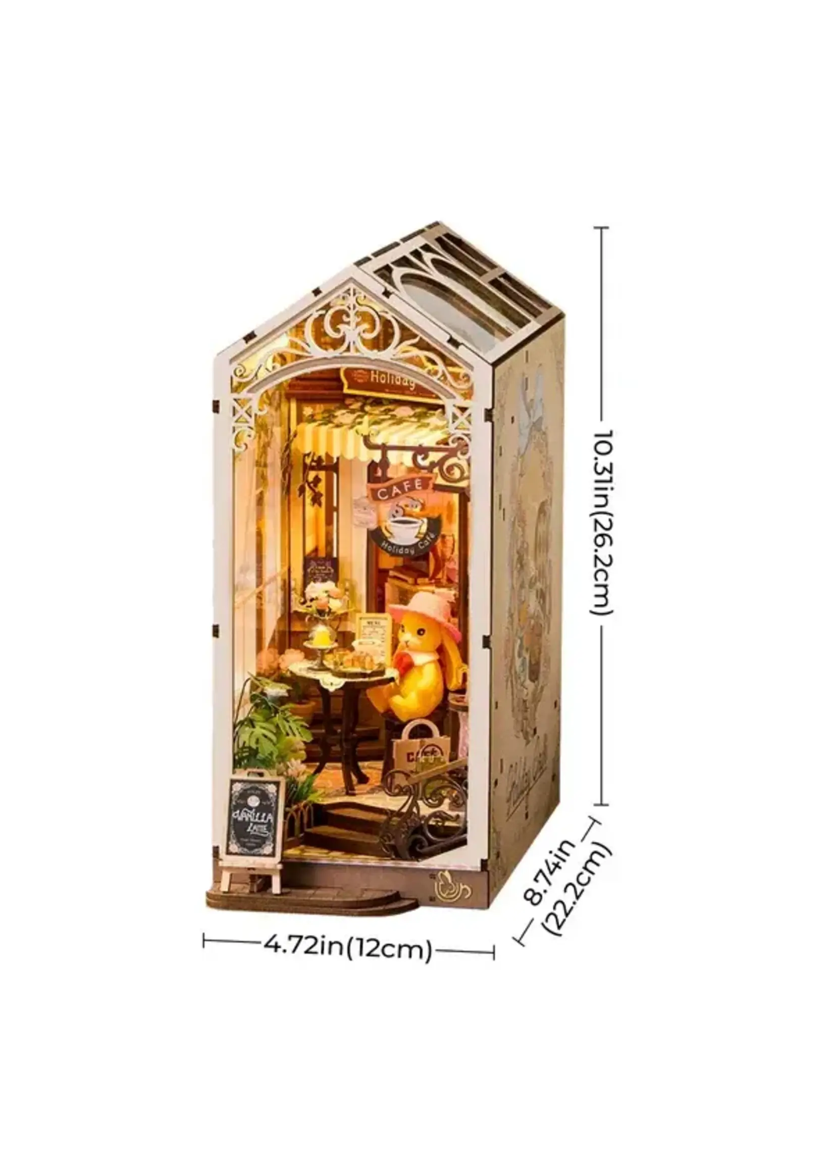Rolife Robotime Book Nook Holiday Café