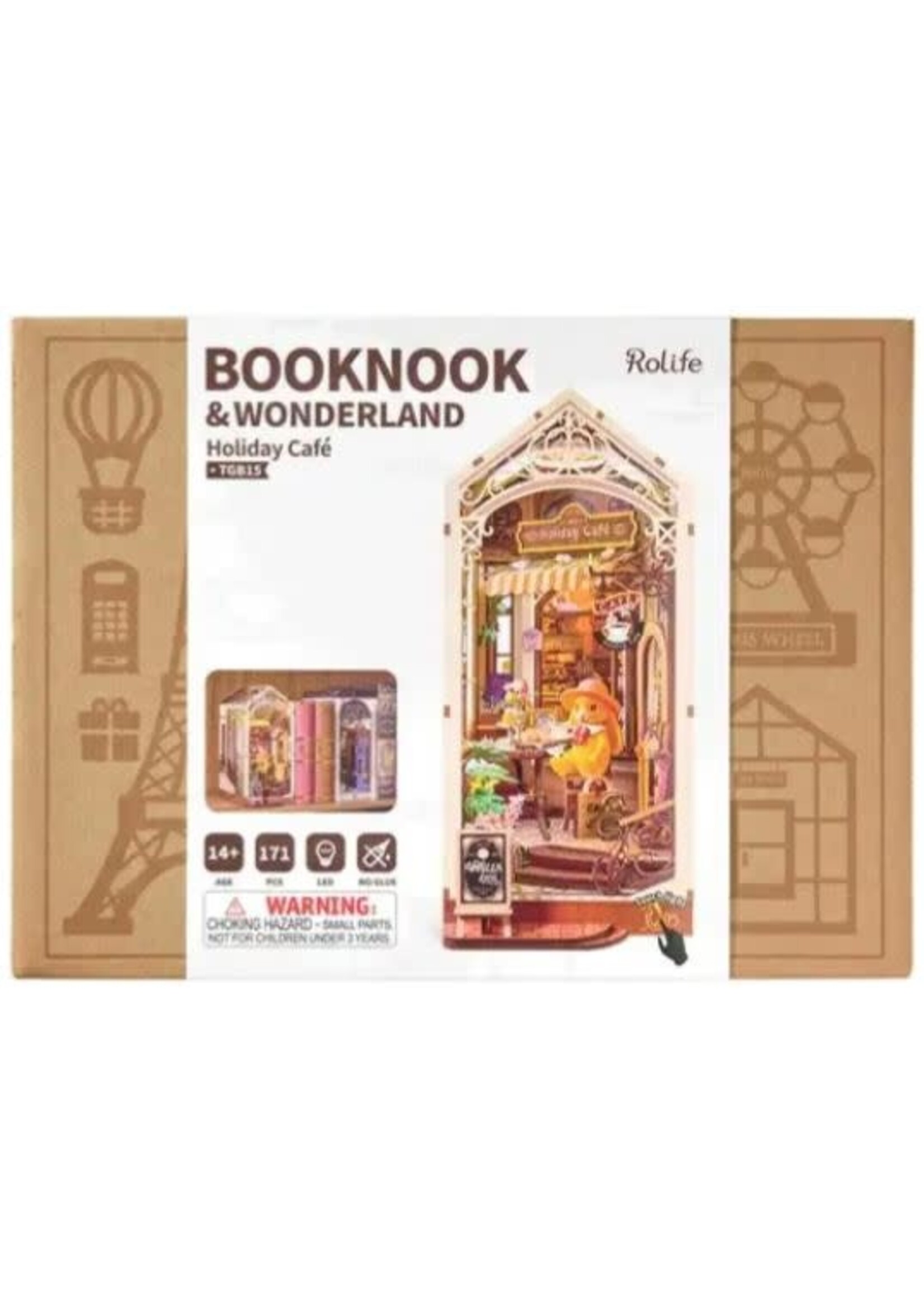 Rolife Robotime Book Nook Holiday Café