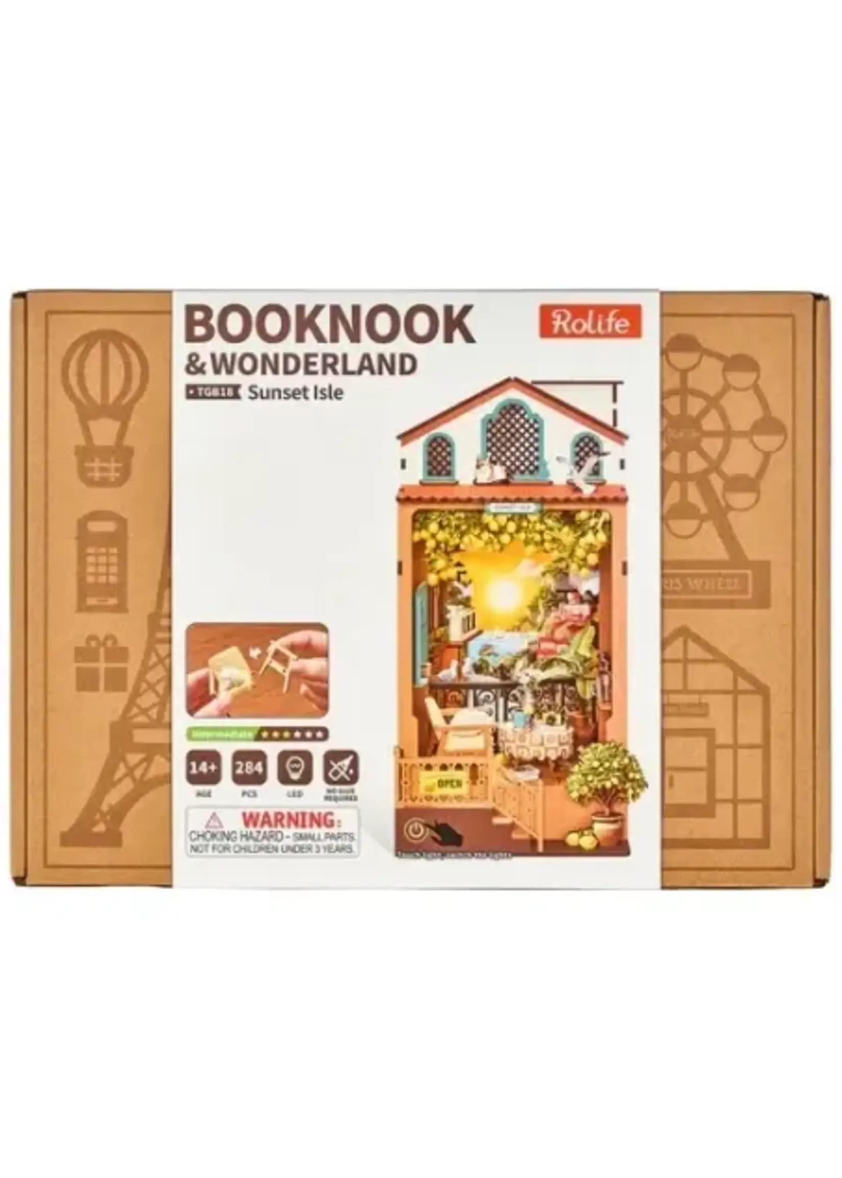 Rolife Robotime Book Nook Sunset Isle