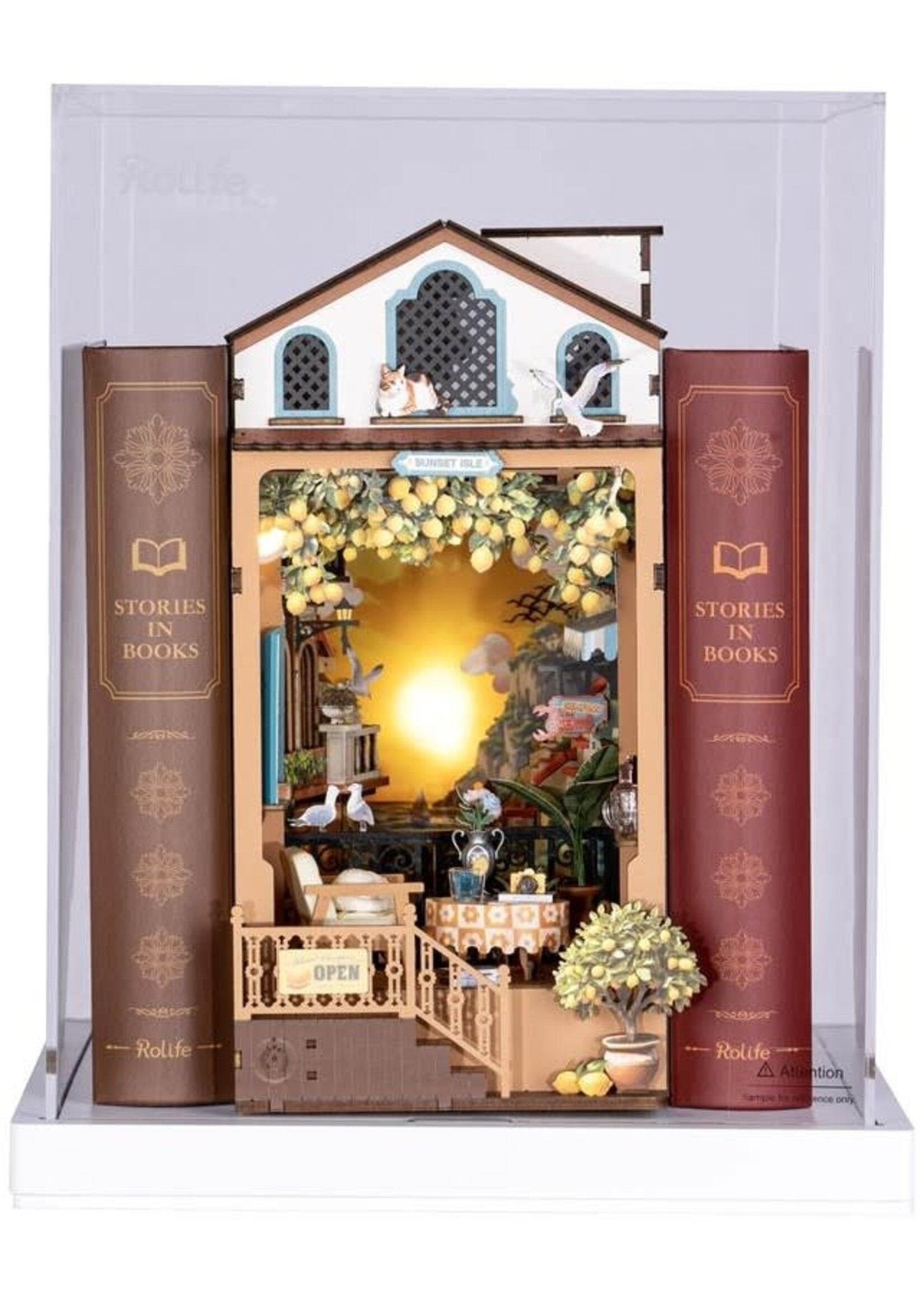 Rolife Robotime Book Nook Sunset Isle