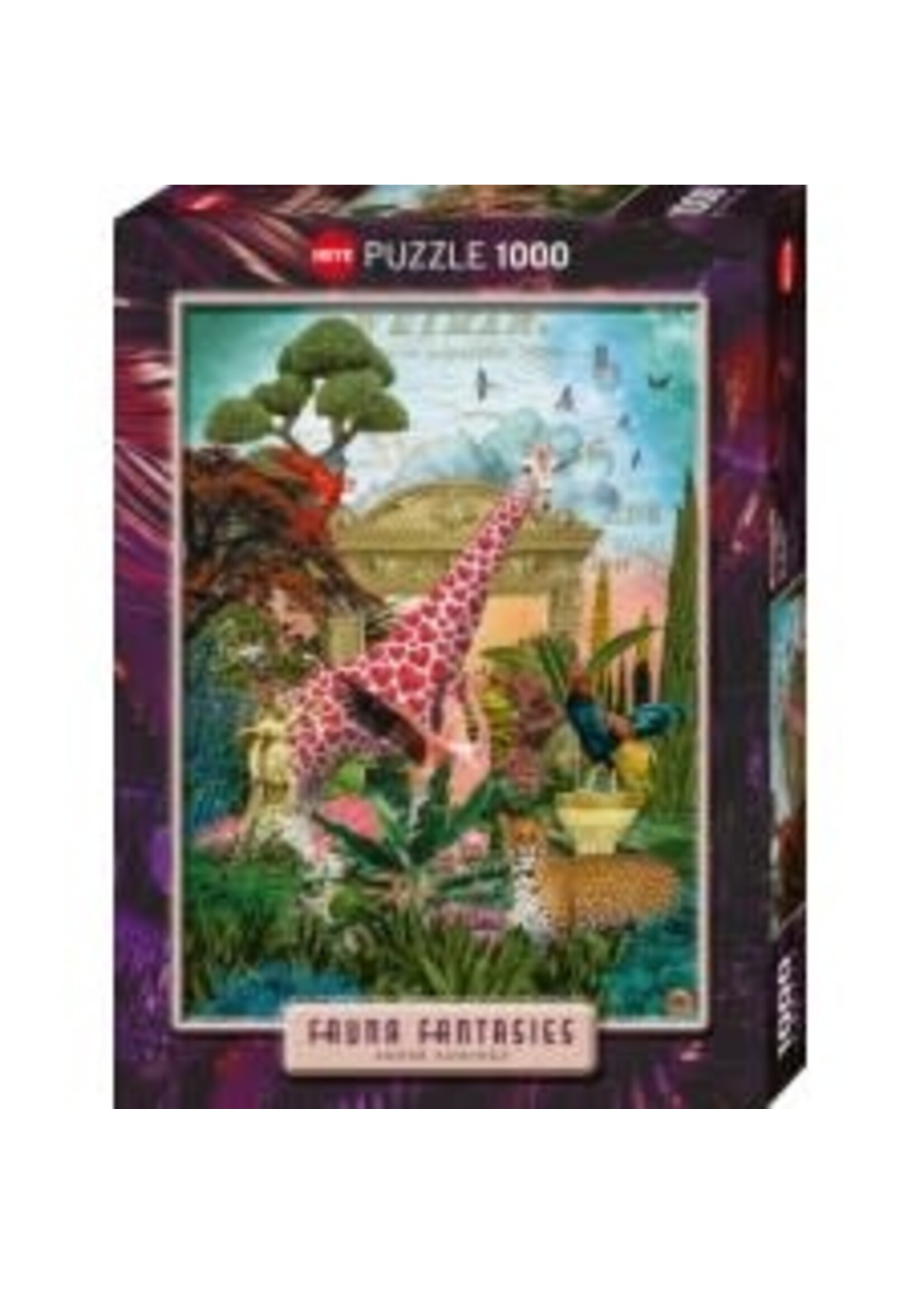 Hotgames Heye puzzel Giraffolove 1000 stukjes 30100