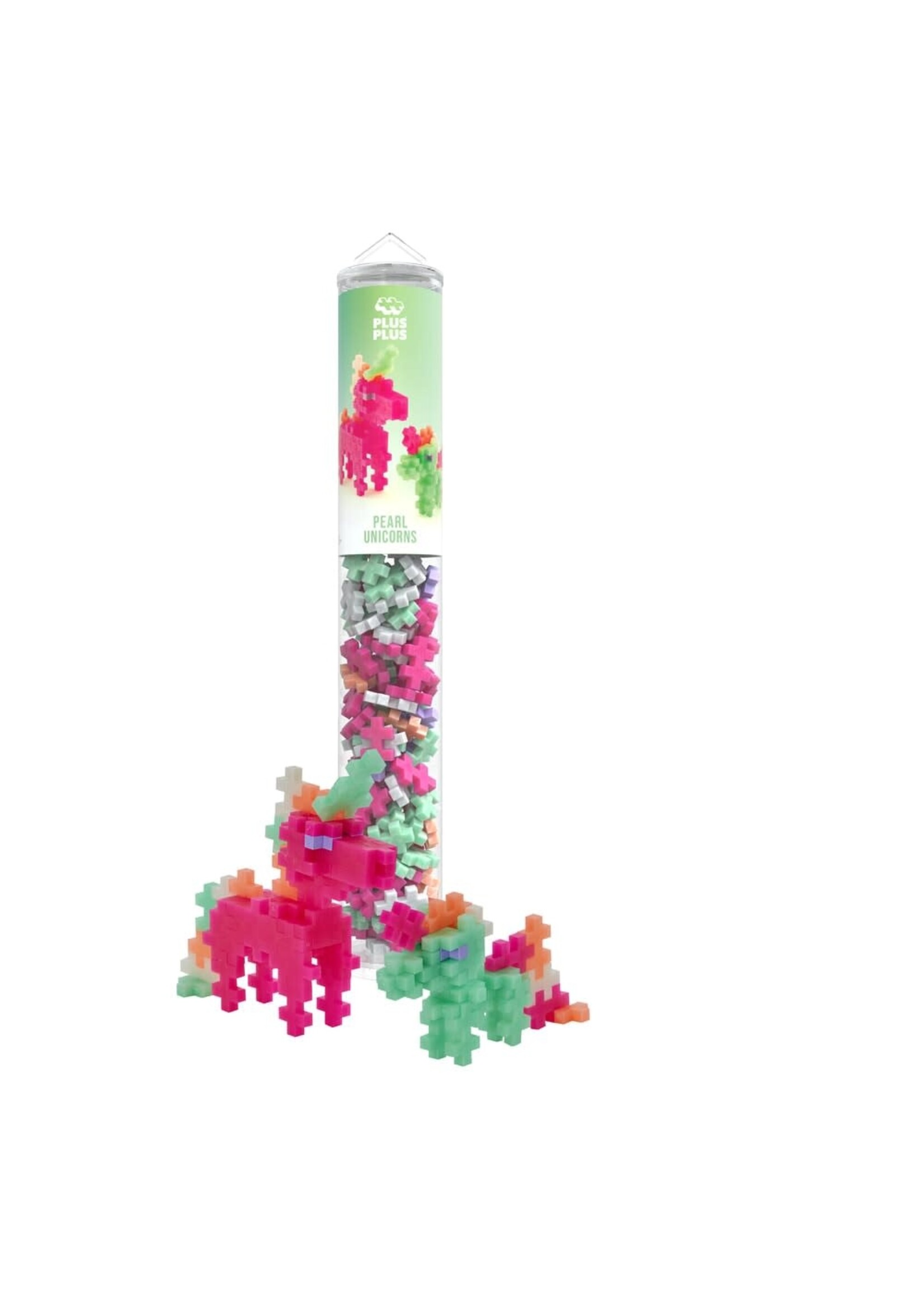 Plus-Plus Plus-Plus Pearl Unicorns 100 Pcs Tube (4374)