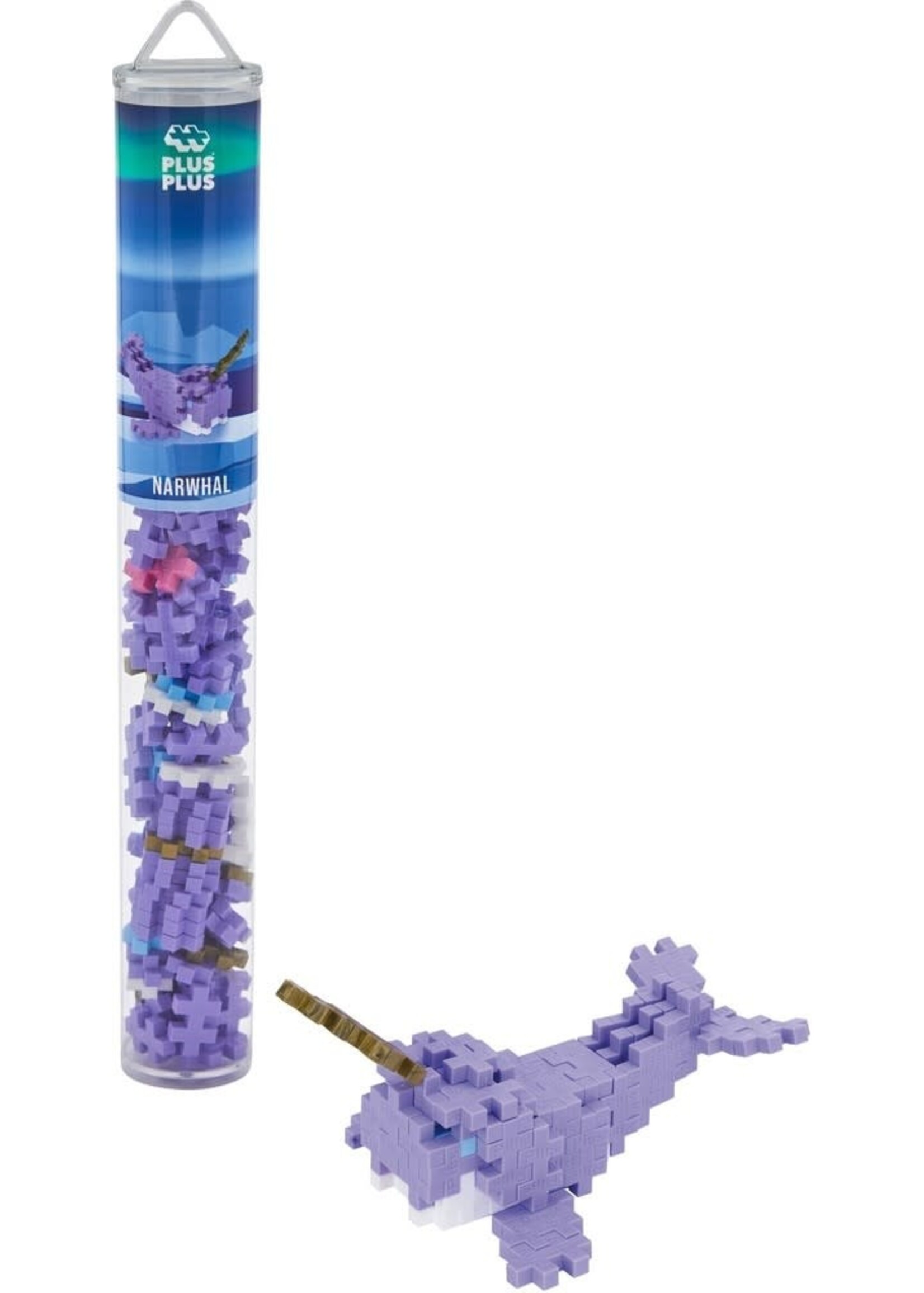 Plus-Plus Plus-Plus Tube Narwhal 100 pcs (4239)