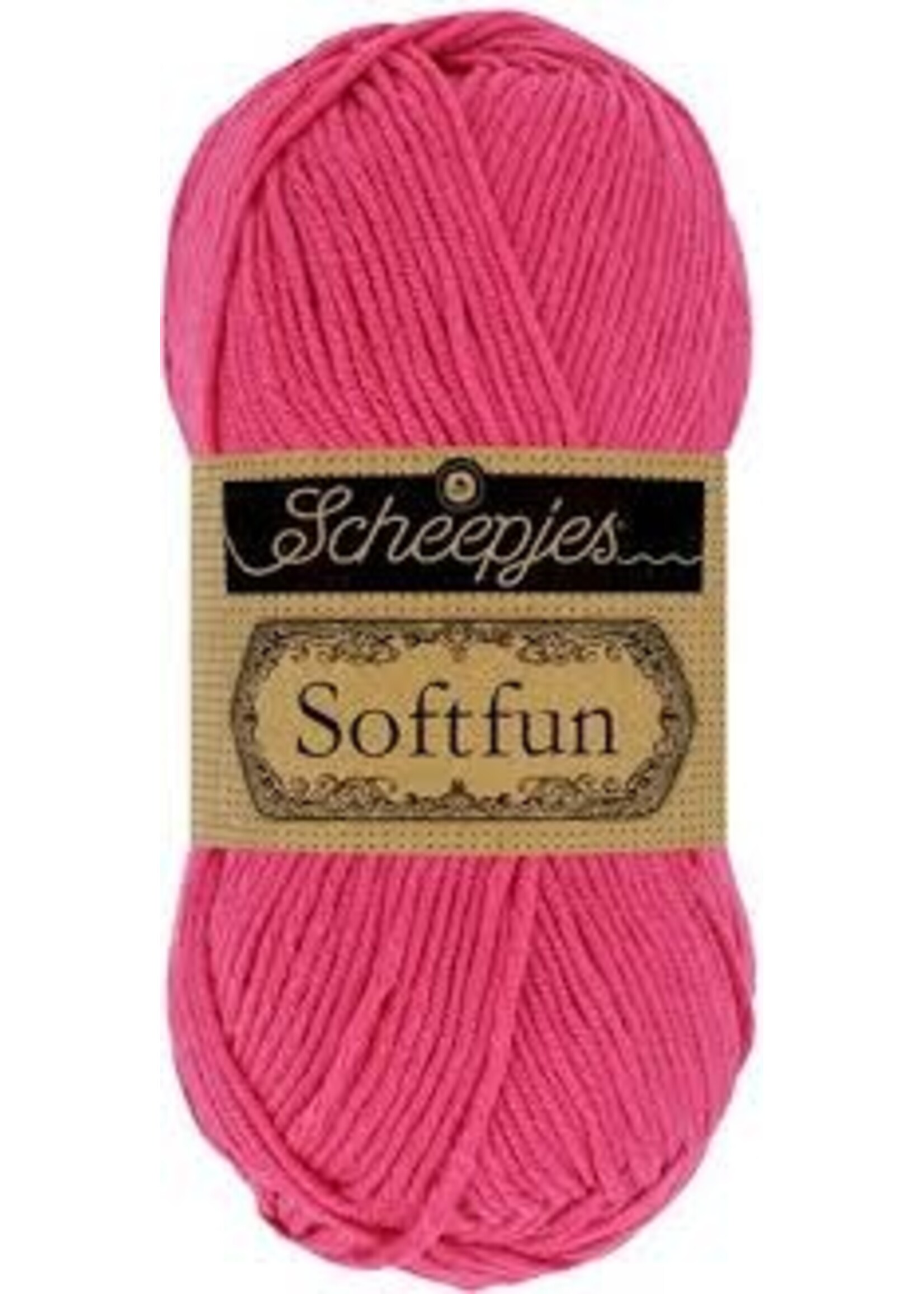 Scheepjes Scheepjes Softfun 50g - 2495 Hot Pink