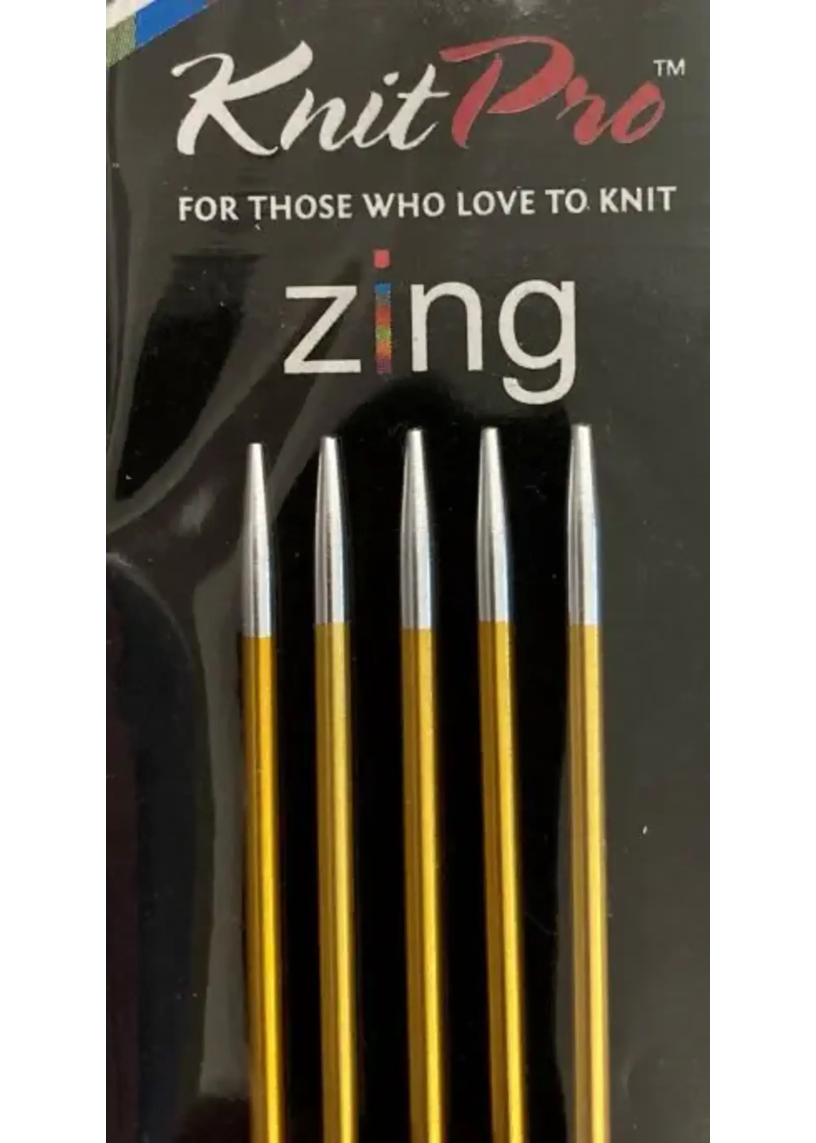 KnitPro Zing KnitPro Zing sokkennaalden 20cm 2.25mm