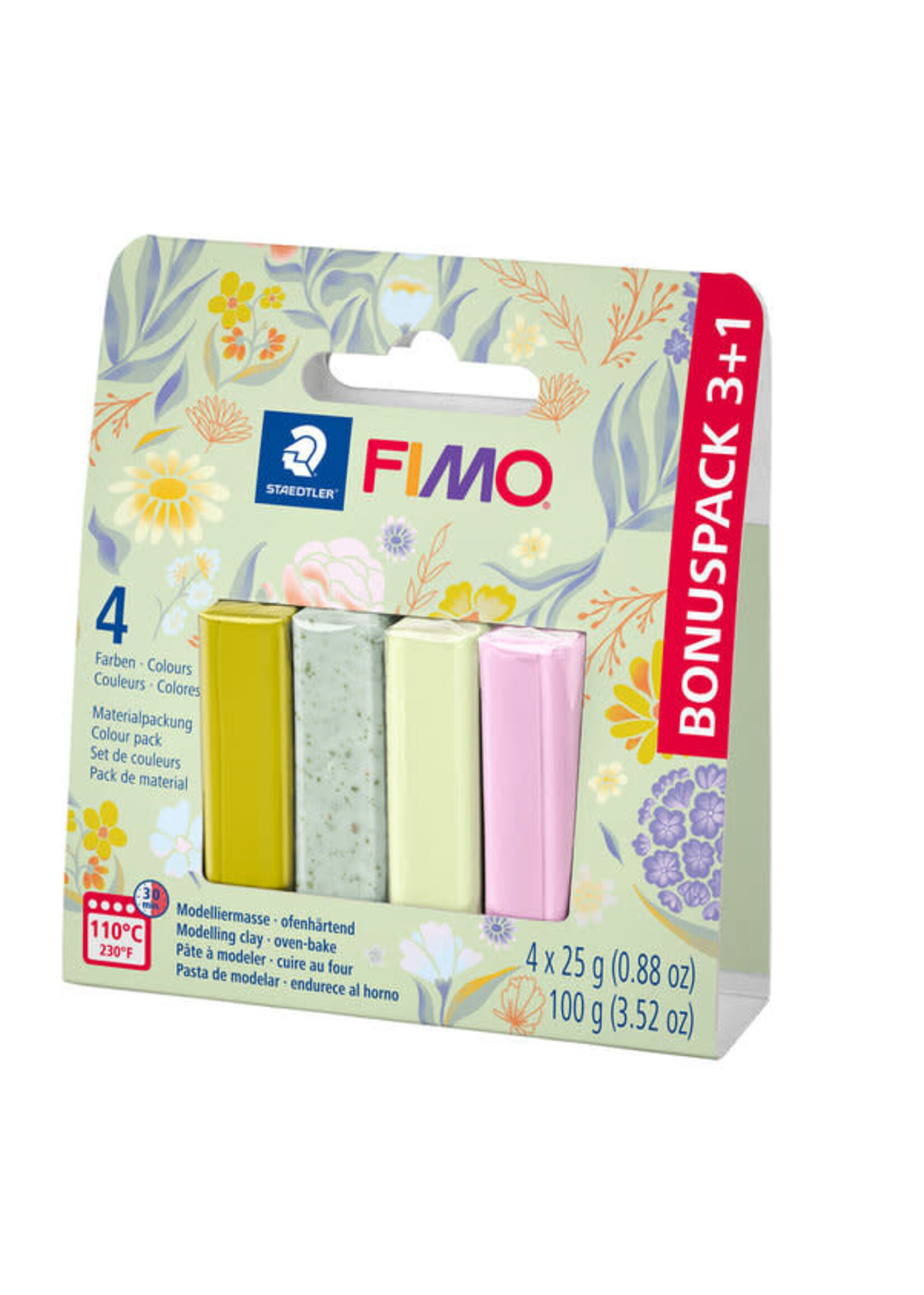 Fimo Fimo Modelleer klei 4 kleuren