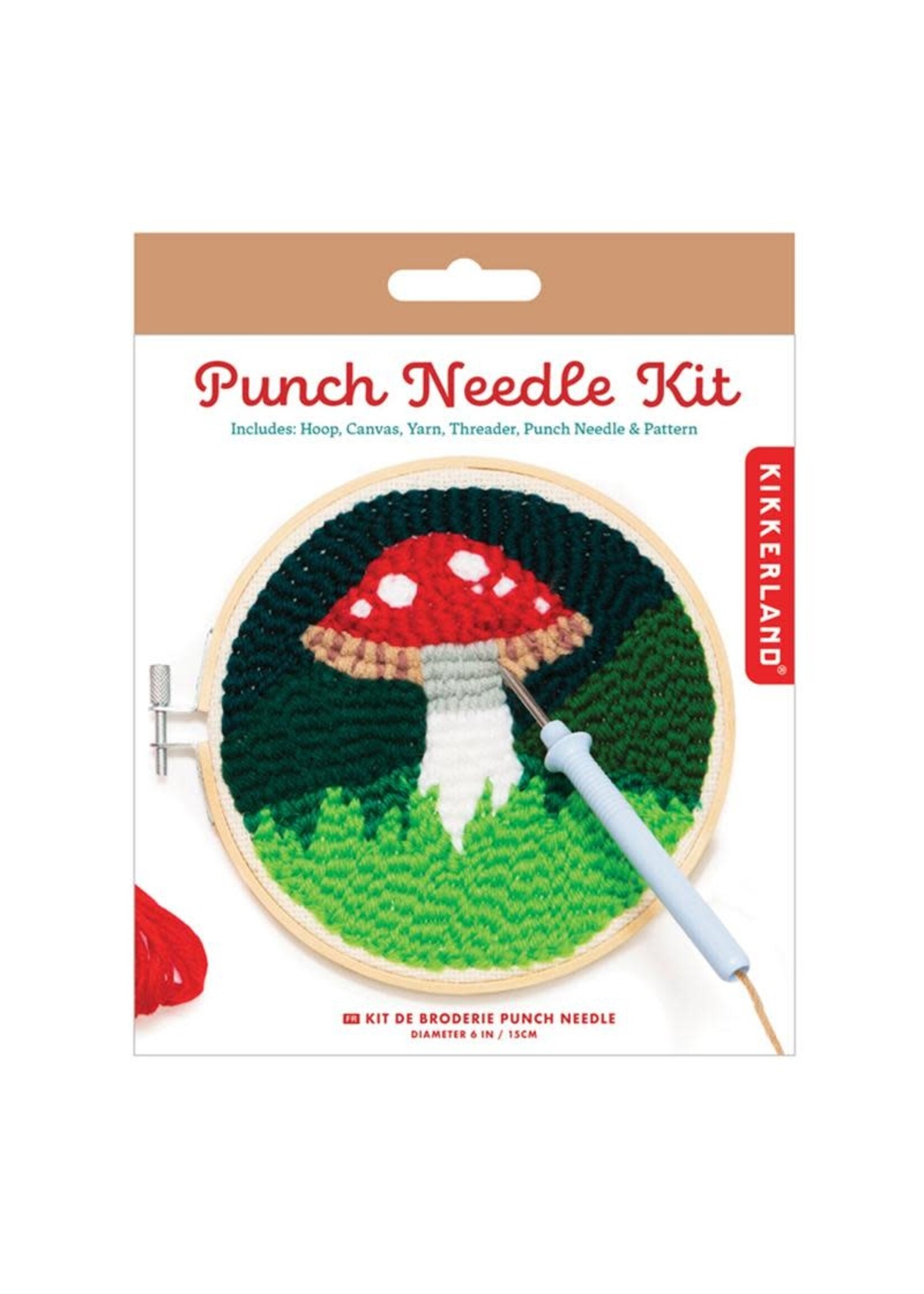 Kikkerland Kikkerland padenstoel Punch needle kit