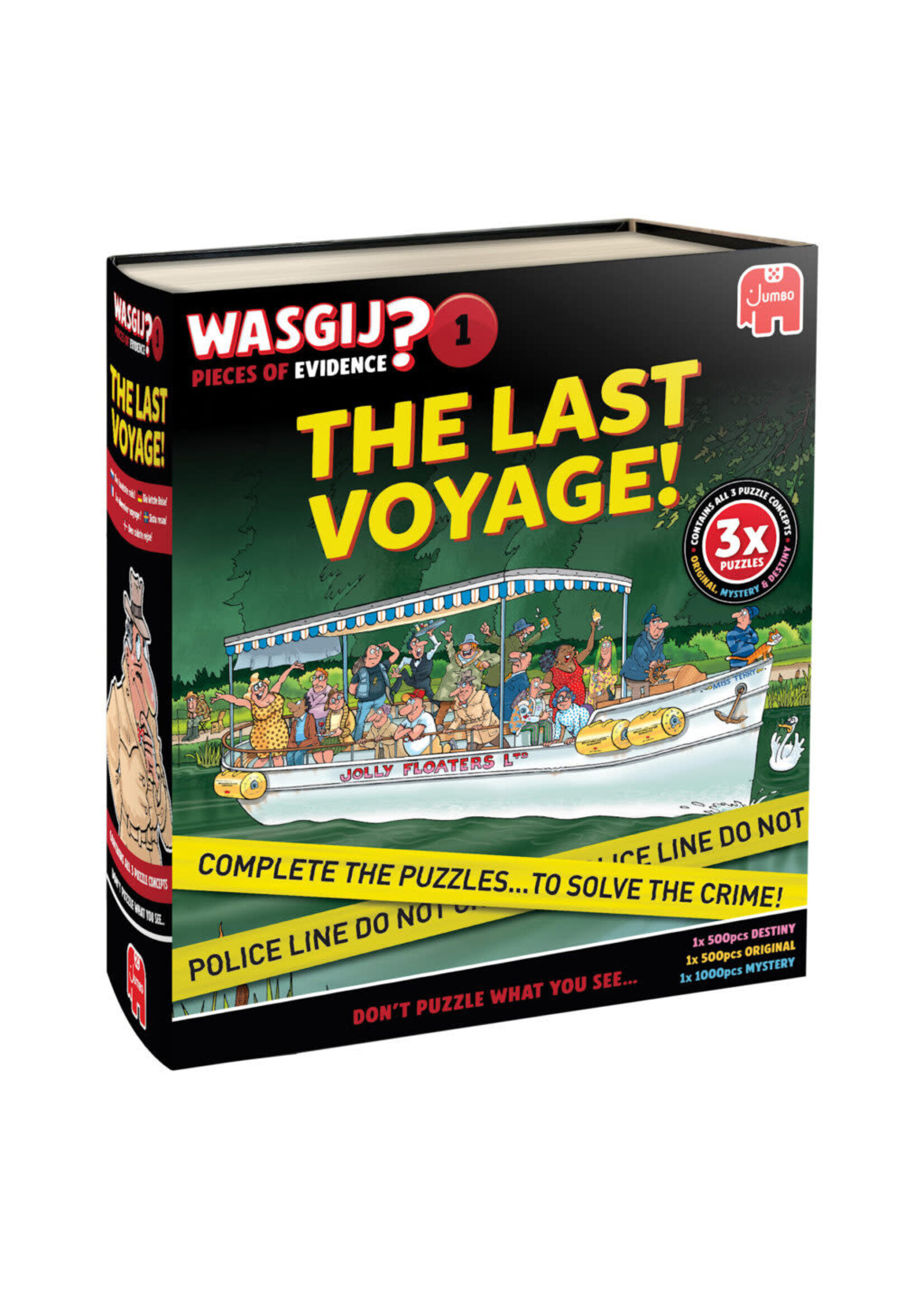 Jumbo Wasgij Puzzel Pieces of Evidence 1 – The Last Voyage! (2×500 stukjes  & 1×1000 stukjes)