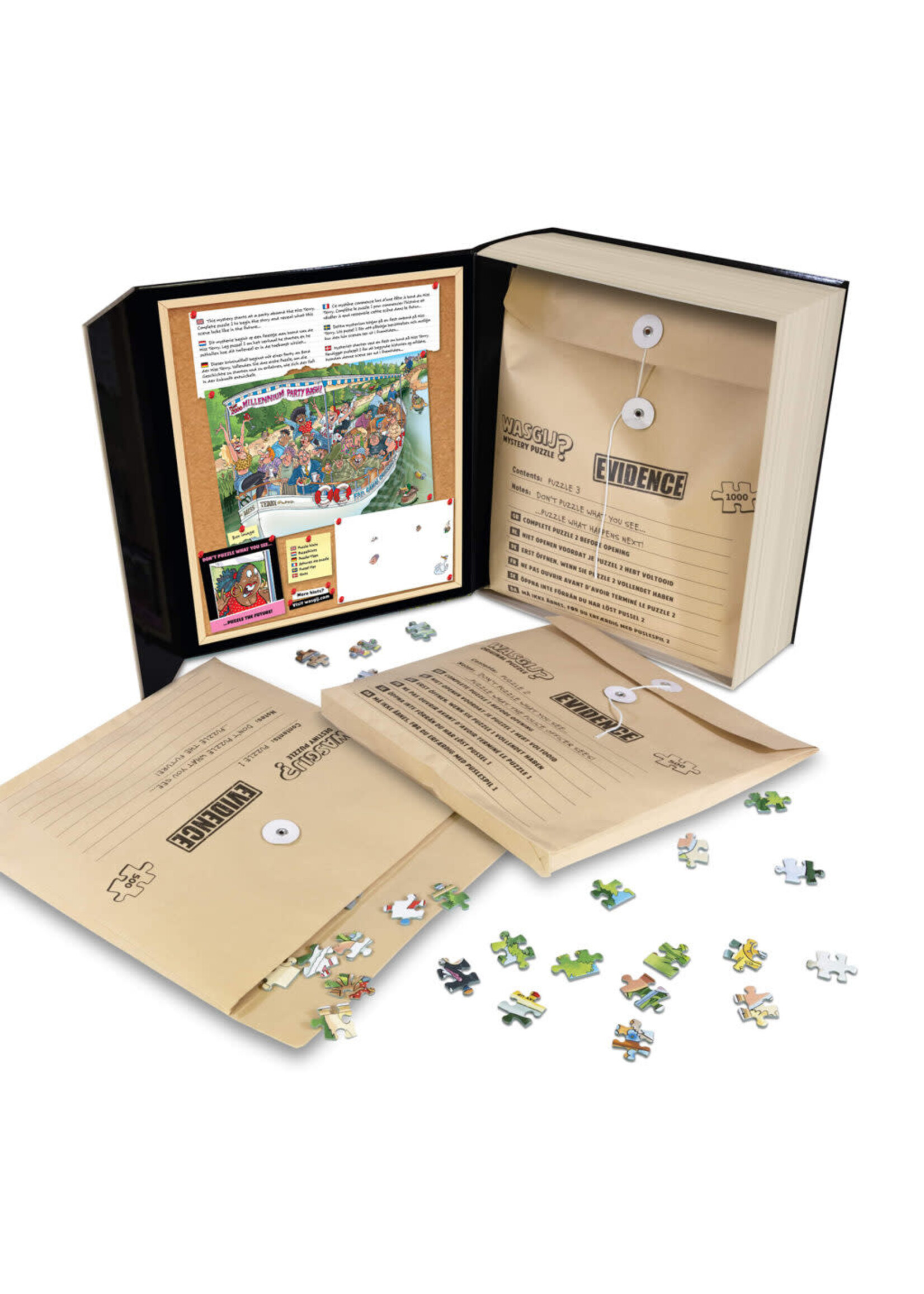 Jumbo Wasgij Puzzel Pieces of Evidence 1 – The Last Voyage! (2×500 stukjes  & 1×1000 stukjes)