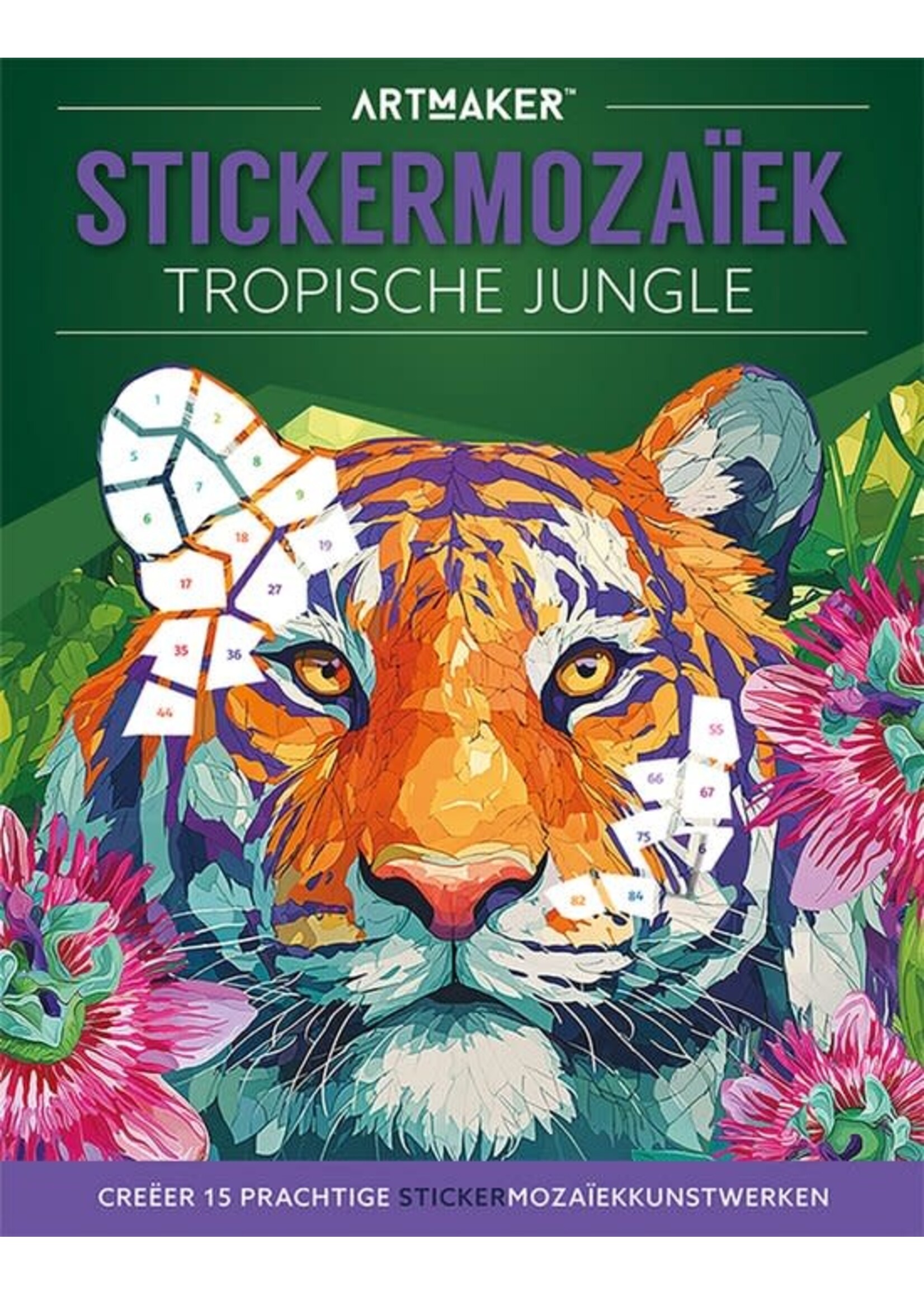 de Lantaarn Stickermozaïek Tropische jungle