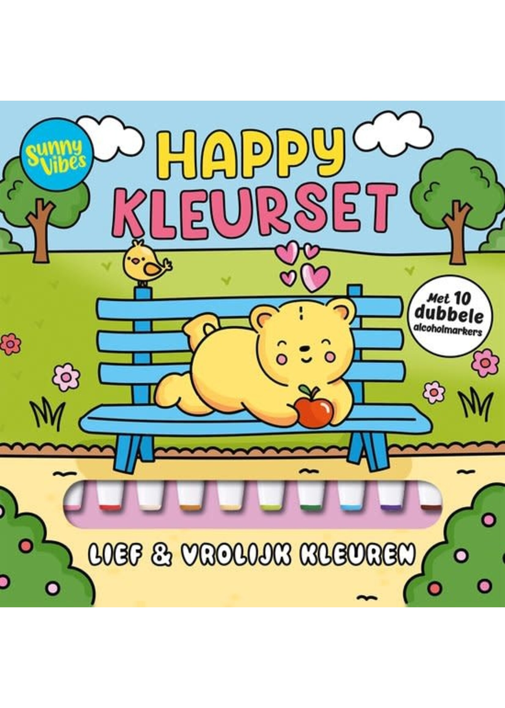 Lantaarn publishers Sunny Vibes Happy Kleurset