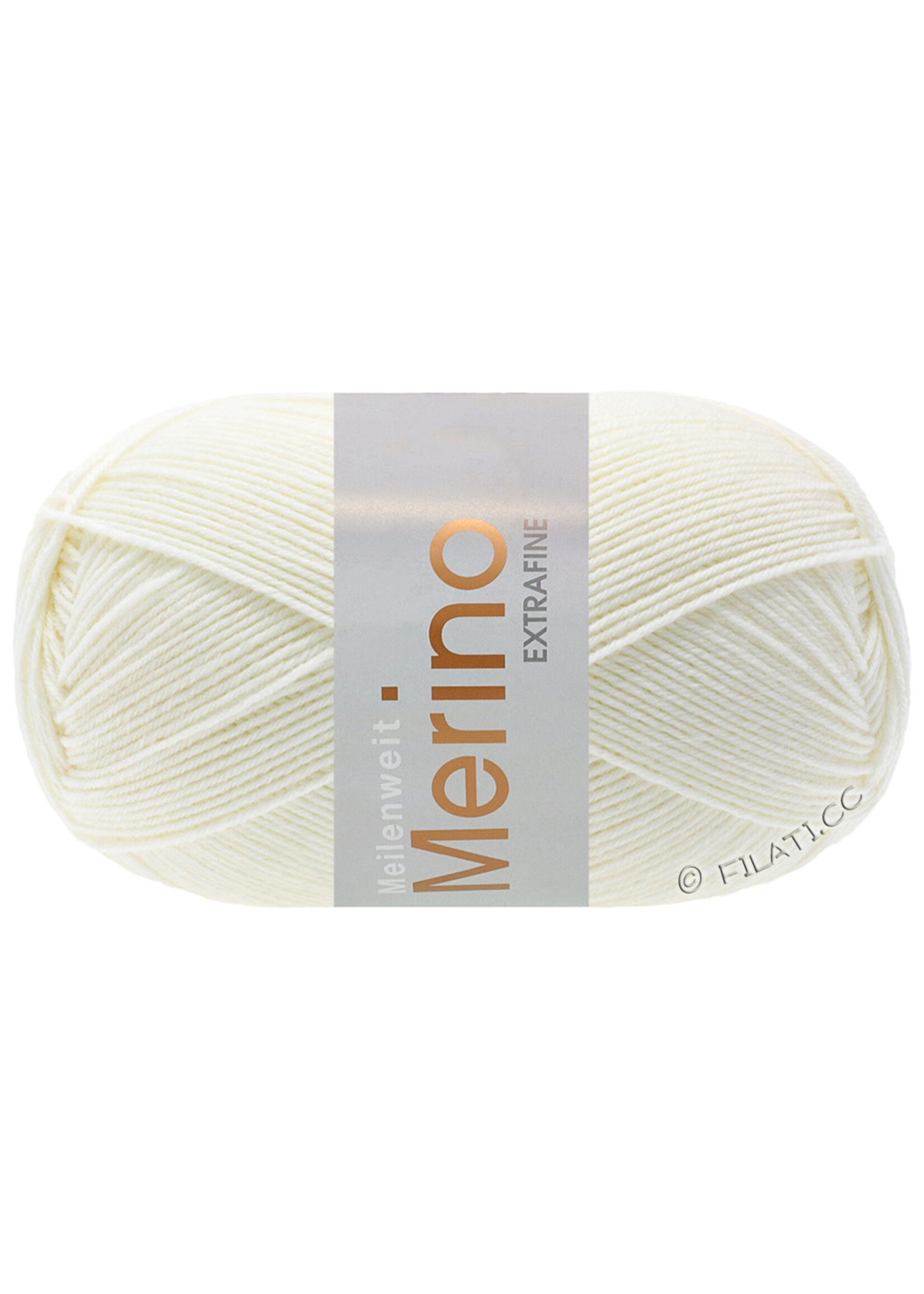 Lana Grossa Lana Grossa Meilenweit Merino Extra Fijn 100gr 2477 ecru