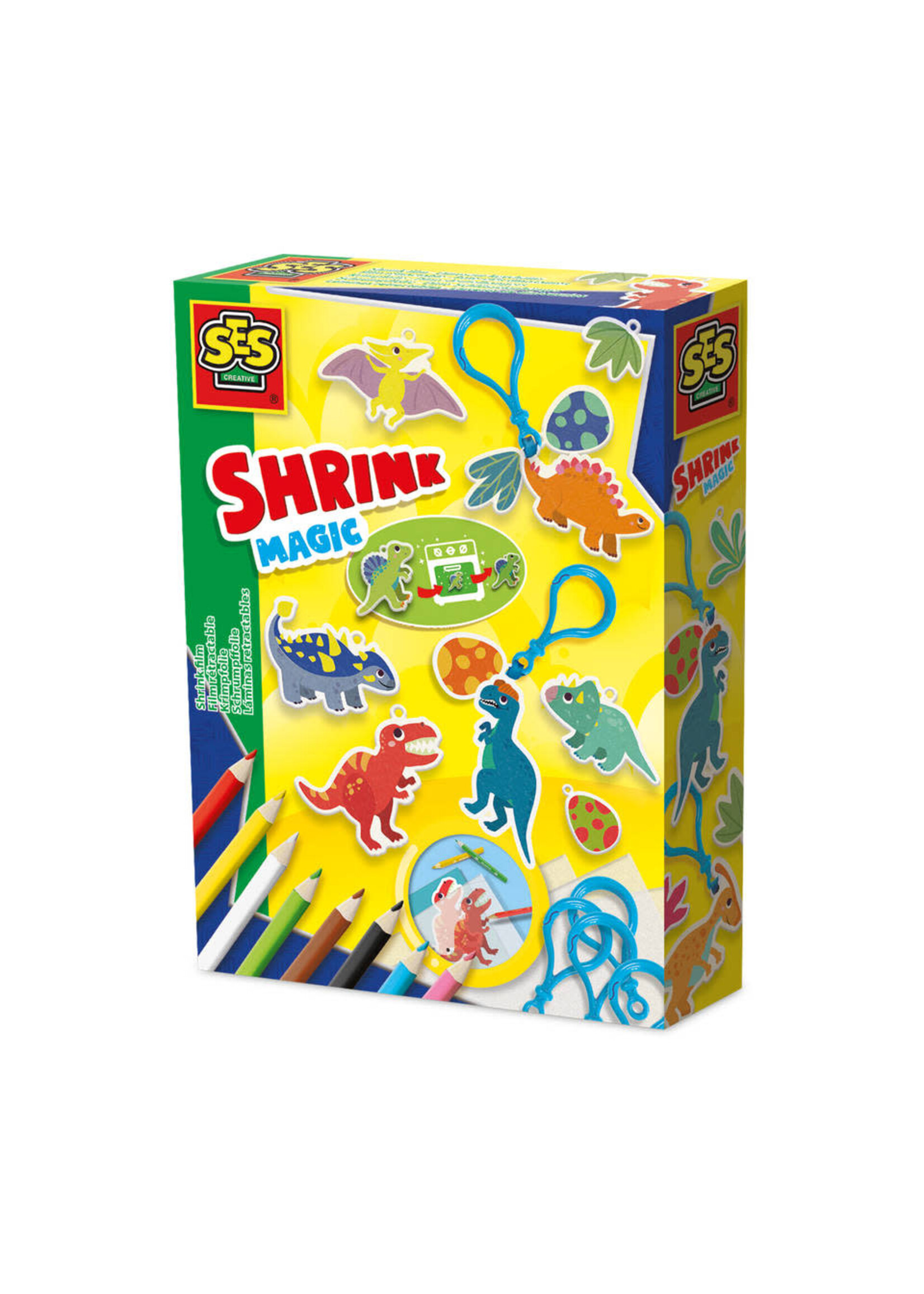 SES krimpfolie Dino sleutelhangers