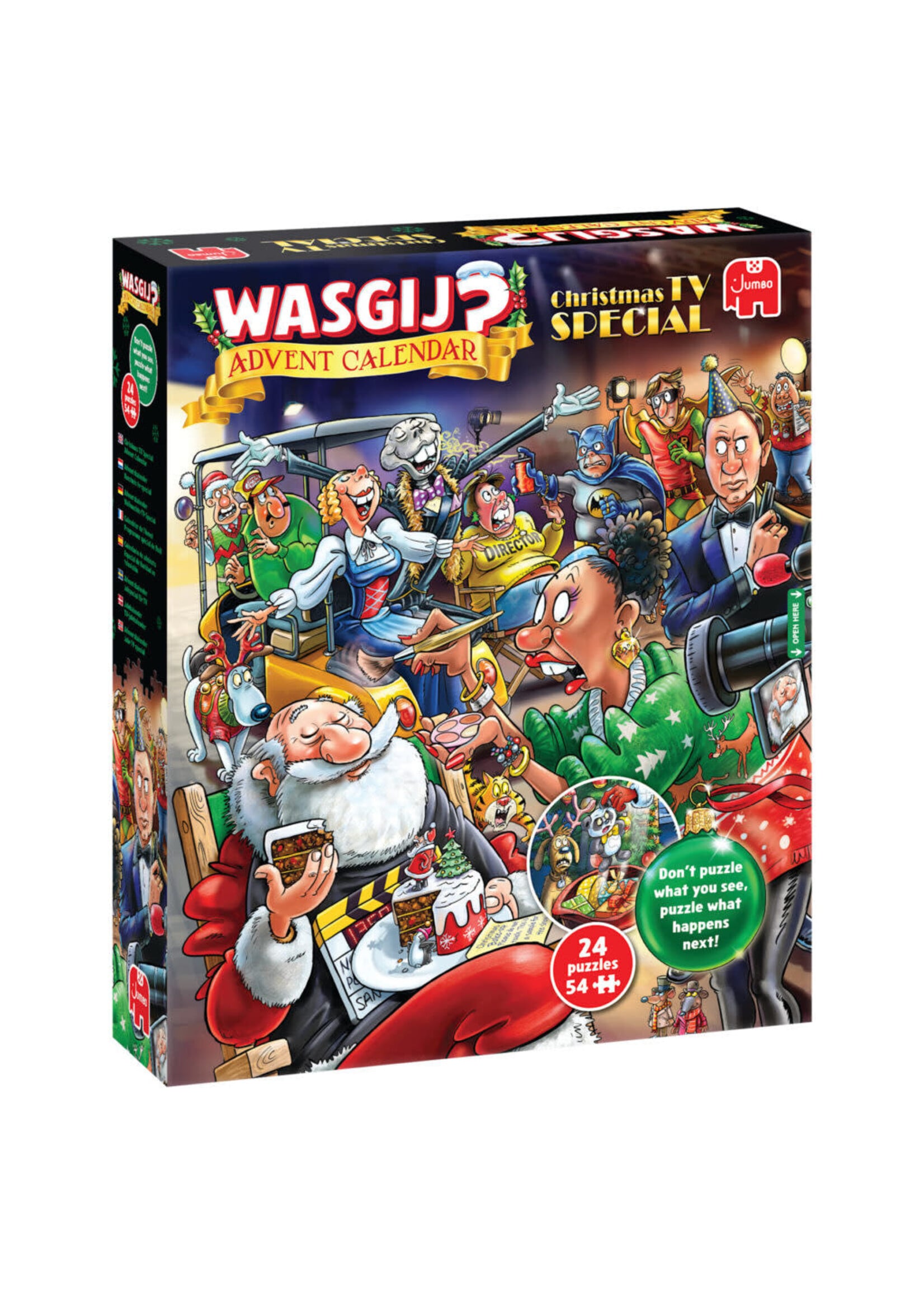 Jumbo Wasgij Advent Calendar 2026 – Kerstmis TV – special