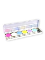Superstar Aqua face- and bodypaint pastel palet (6 kleuren)