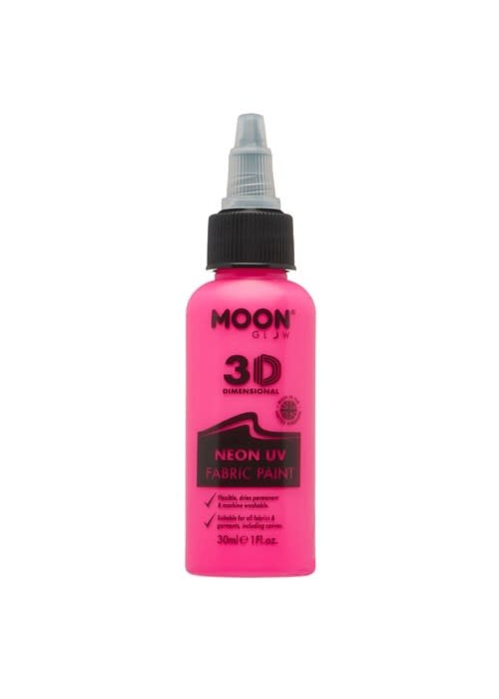 Moon Creations Textielverf UV intens roze (30ml)