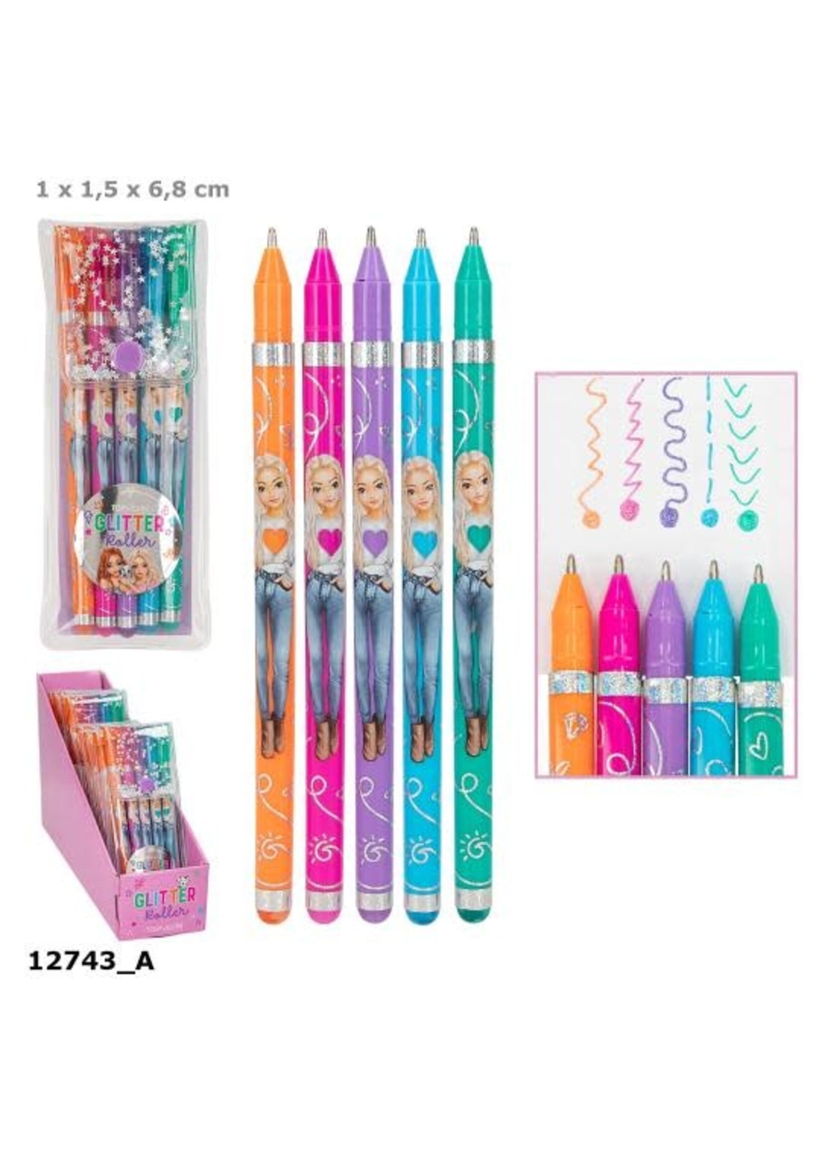 TopModel TOPModel glitter gel roller