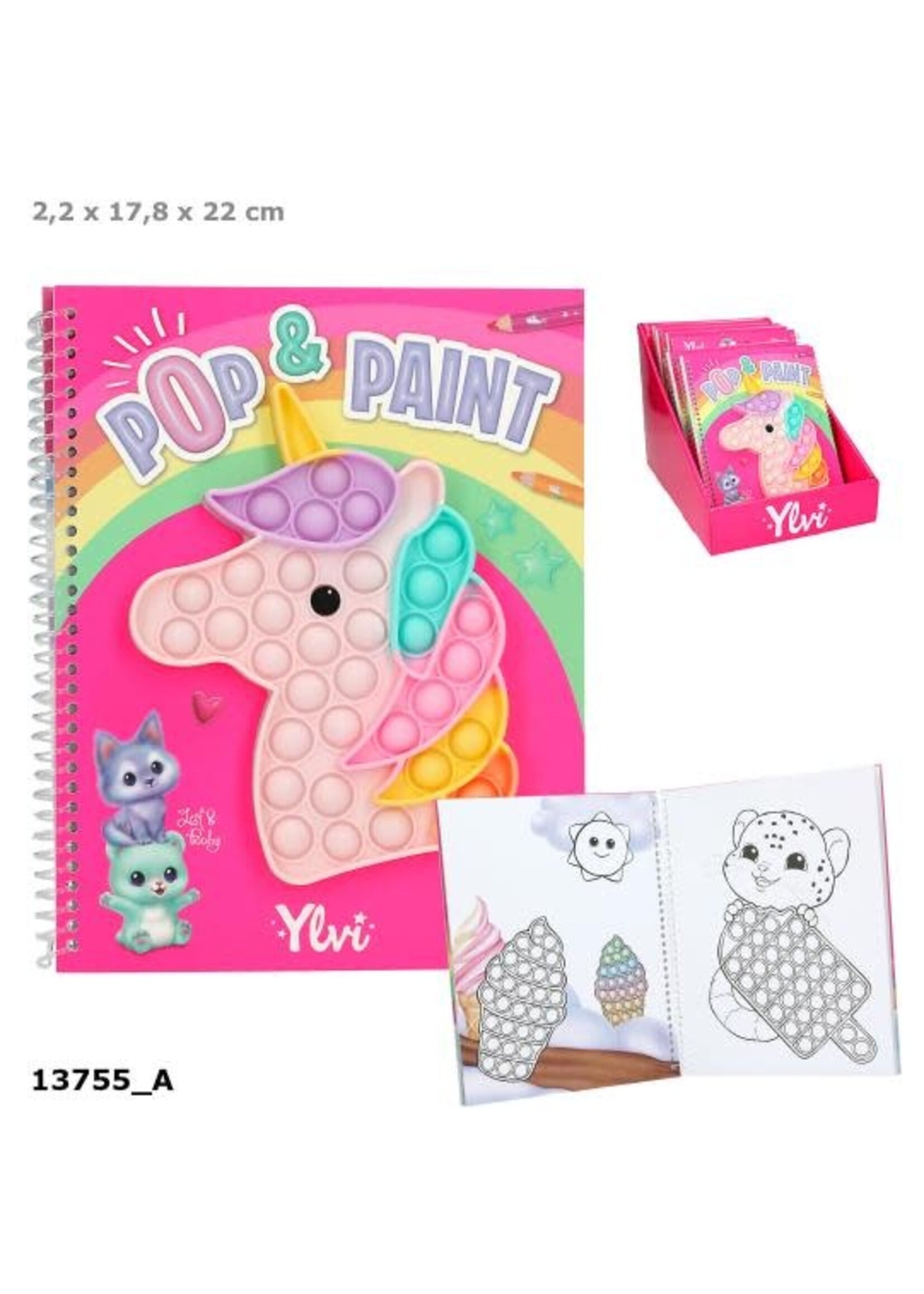 Ylvi Ylvi Pop & Paint kleurboek