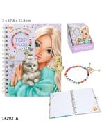 TopModel TOPModel dagboek met slot en armband