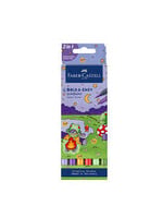 Faber-Castell Faber-Castell Goldfaber etui 6 stuks Bold Easy World of Frogs