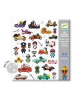 Djeco Djeco stickers De wereld van CRAZY MOTORS